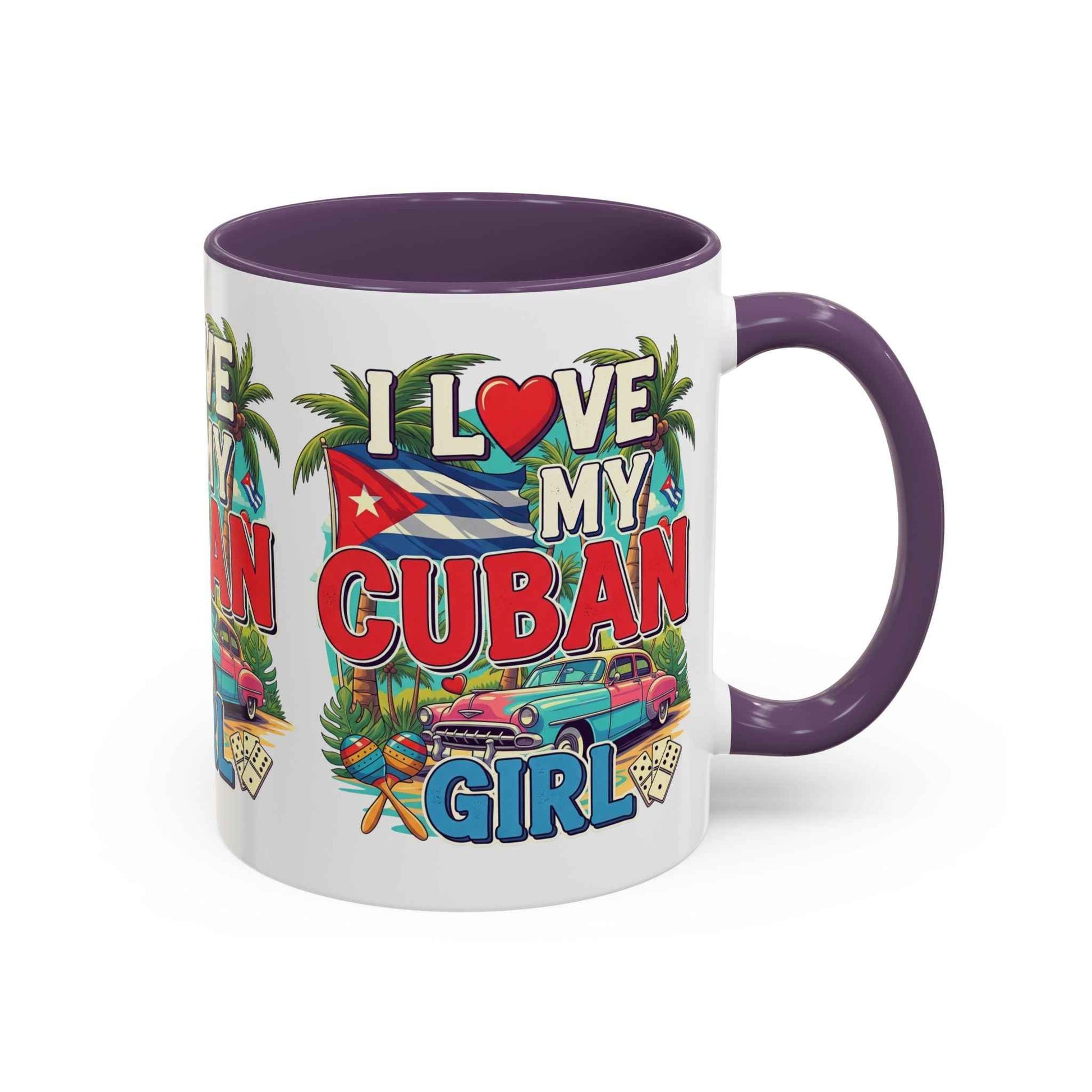 I Love My Cuban Girl, Coffee Mug | Elegant Romantic Gift for Her | Unique Coffee Cup | Cuban Love Present for Girlfriend/Wife