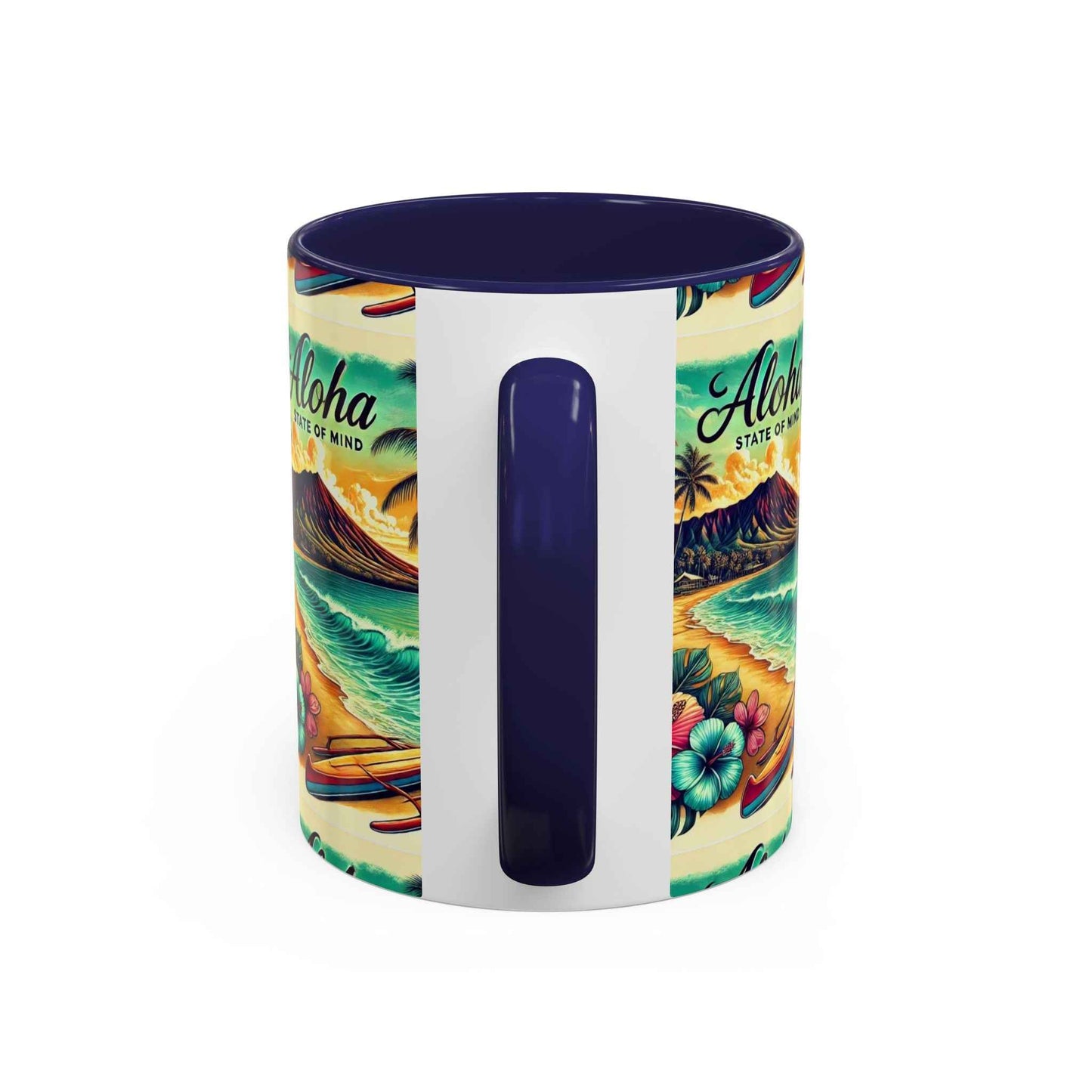 Aloha State of Mind Hawaii Mug - Tropical Beach Coffee Cup