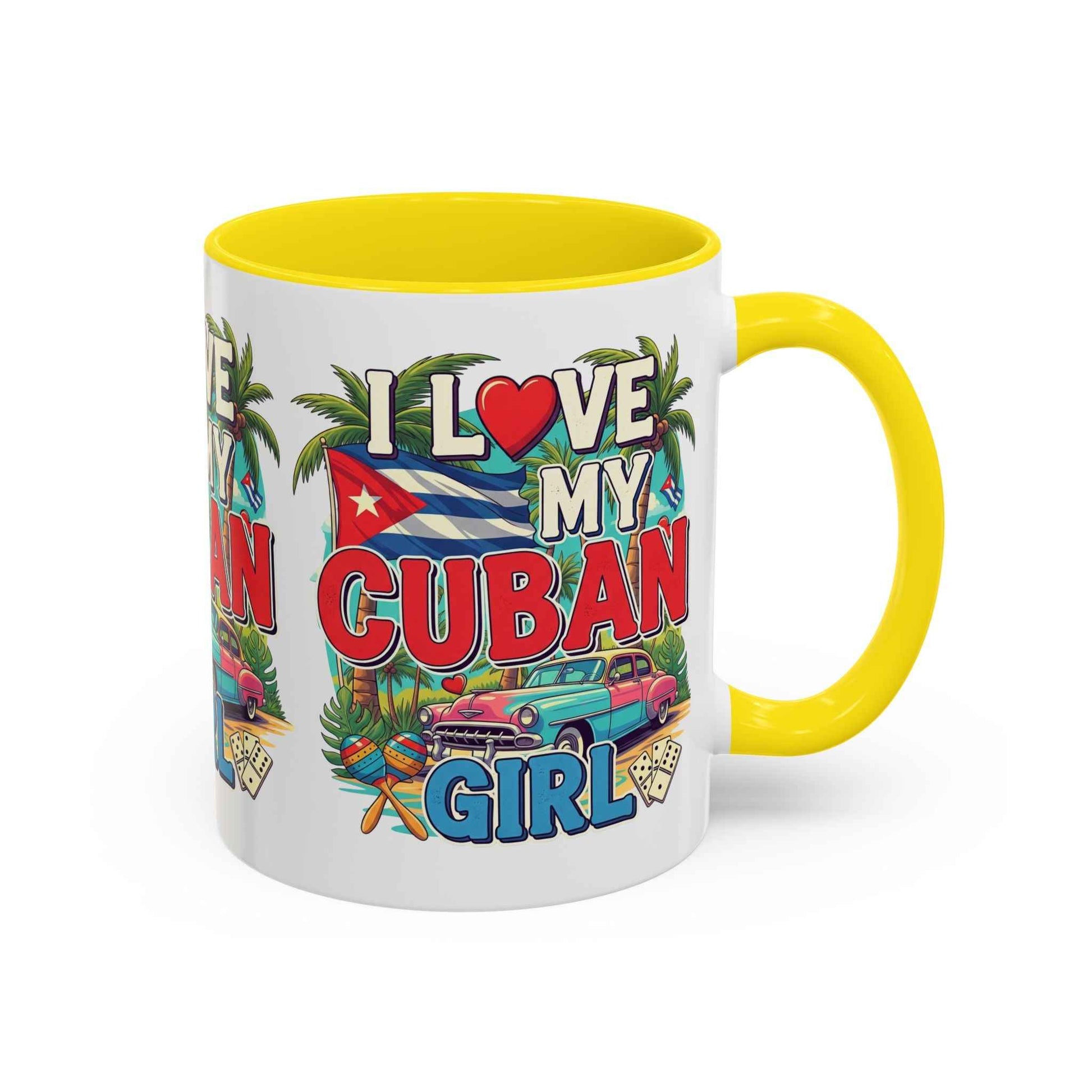 I Love My Cuban Girl, Coffee Mug | Elegant Romantic Gift for Her | Unique Coffee Cup | Cuban Love Present for Girlfriend/Wife