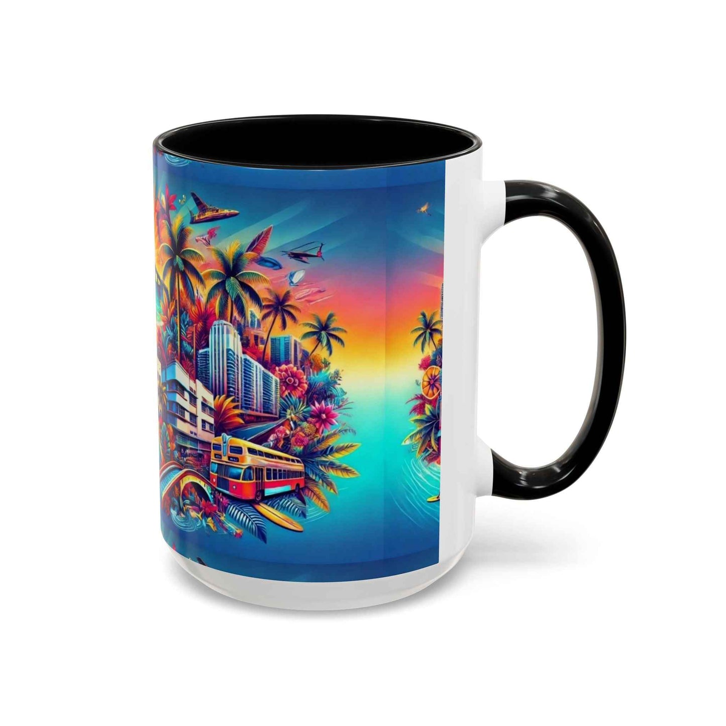 Mug - Vibrant Florida Tropical Landscape Coffee Mug (11, 15oz)