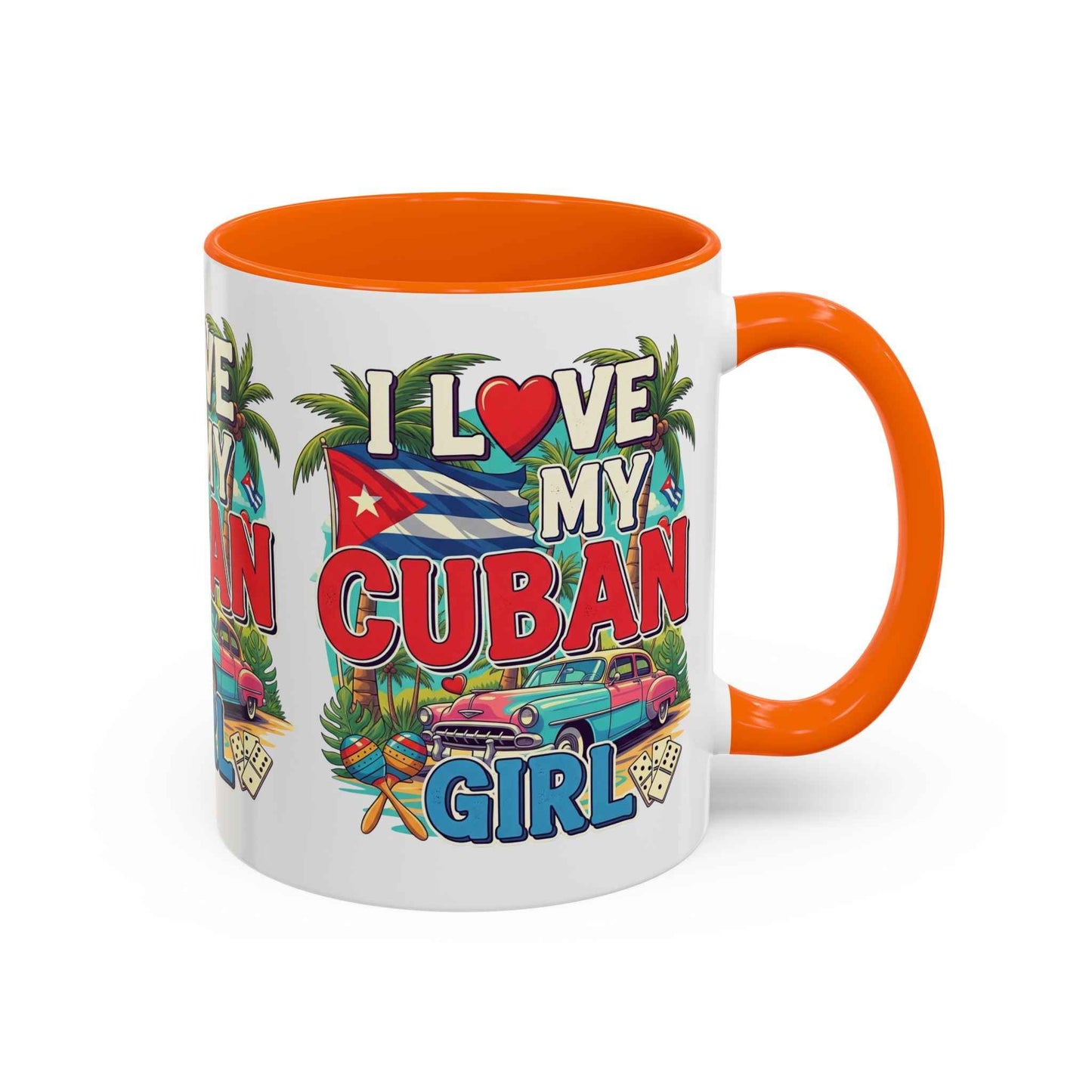 I Love My Cuban Girl, Coffee Mug | Elegant Romantic Gift for Her | Unique Coffee Cup | Cuban Love Present for Girlfriend/Wife