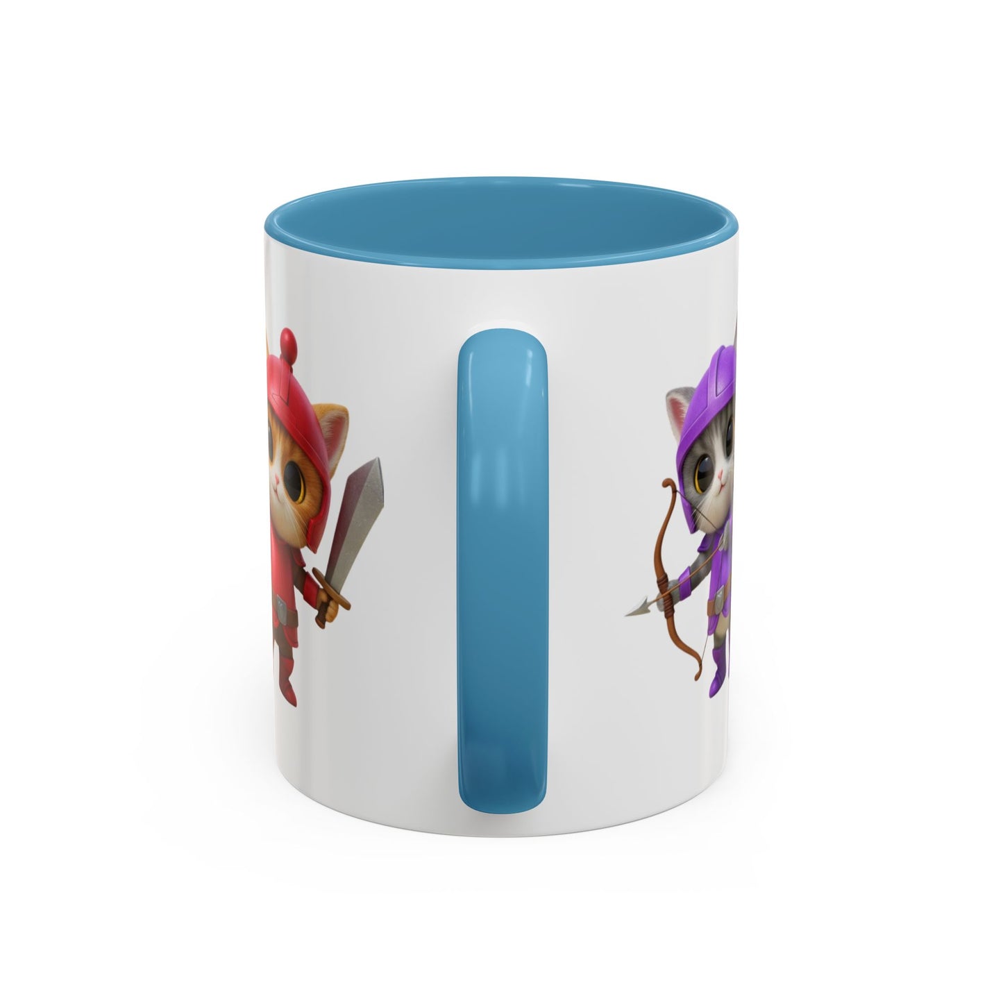 Cat Warrior Mug - Fierce Feline Coffee Cup for Cat Lovers