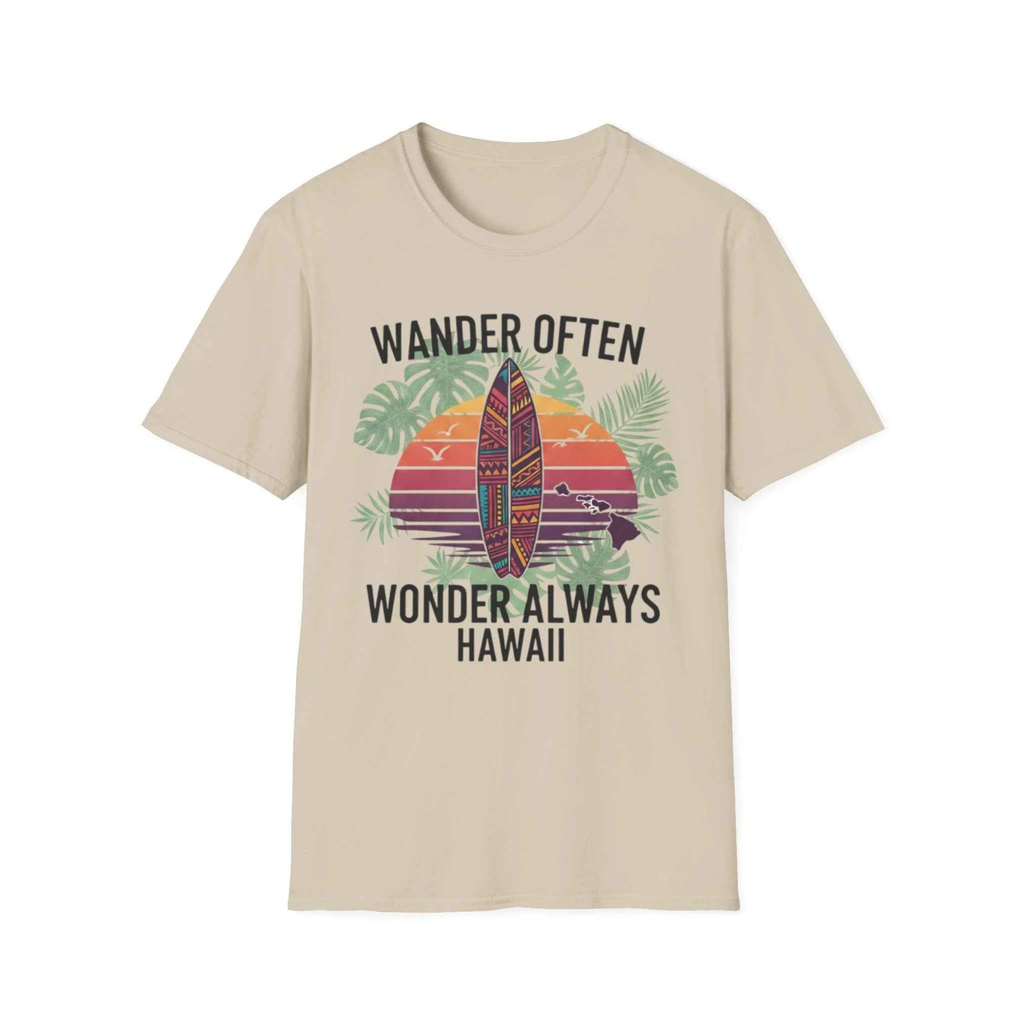 Wander Often T-Shirt - Unisex Surf Tee for Beach & Travel Lovers