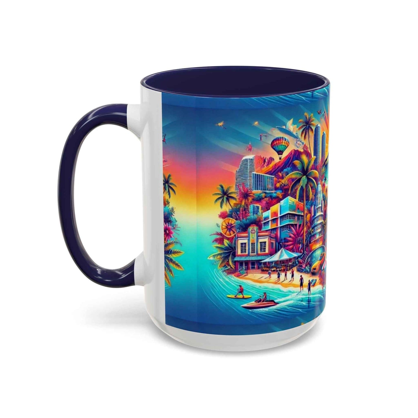Mug - Vibrant Florida Tropical Landscape Coffee Mug (11, 15oz)