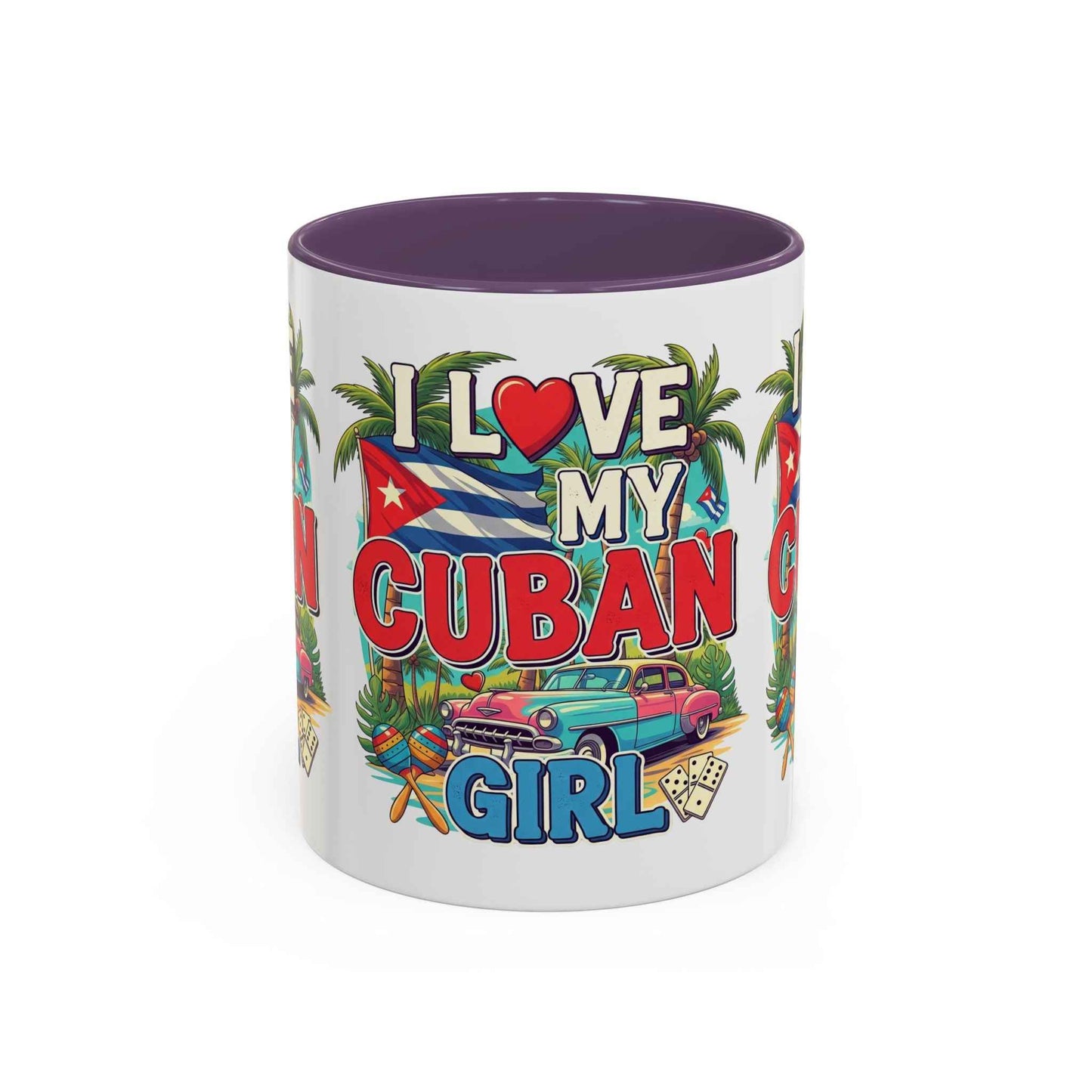 I Love My Cuban Girl, Coffee Mug | Elegant Romantic Gift for Her | Unique Coffee Cup | Cuban Love Present for Girlfriend/Wife