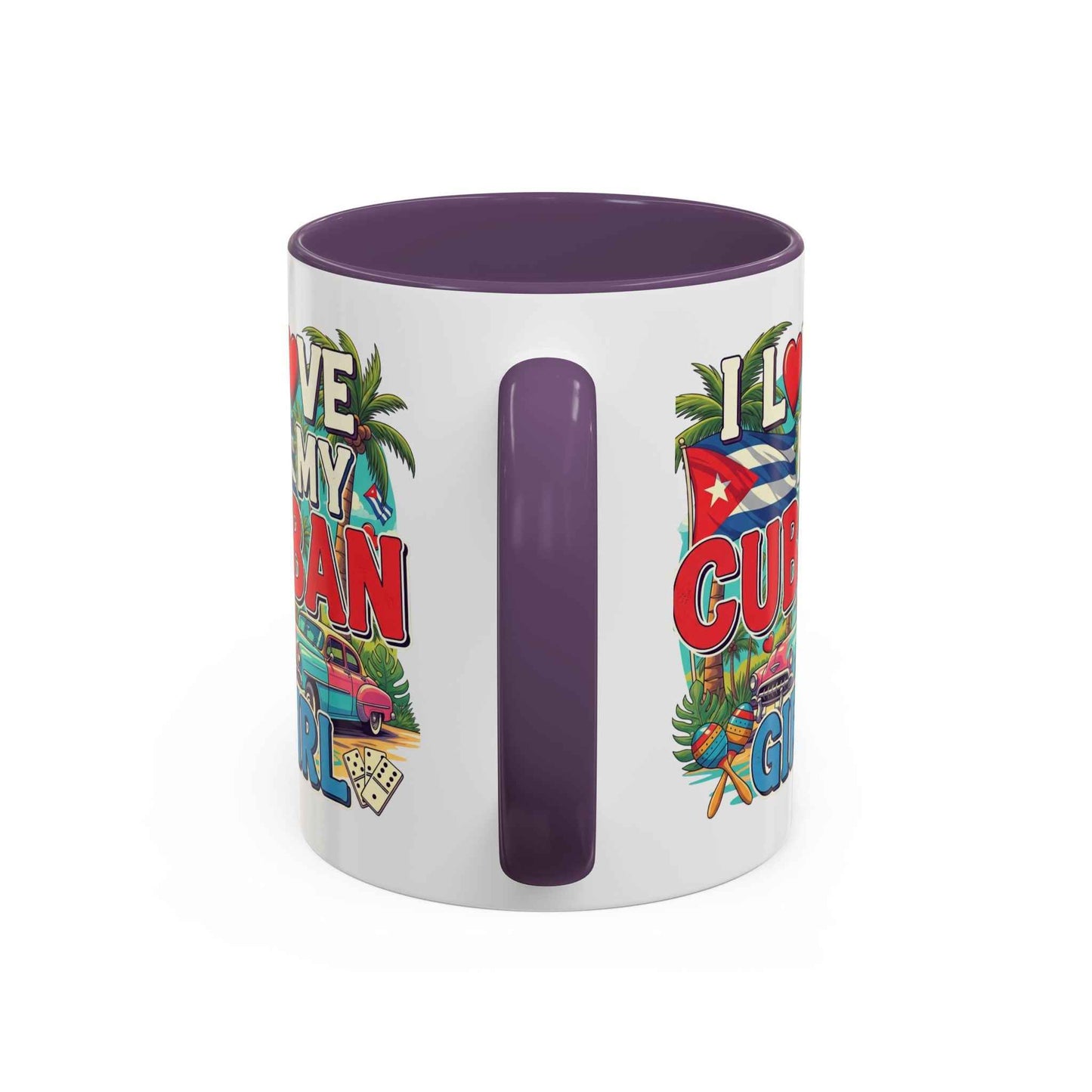 I Love My Cuban Girl, Coffee Mug | Elegant Romantic Gift for Her | Unique Coffee Cup | Cuban Love Present for Girlfriend/Wife