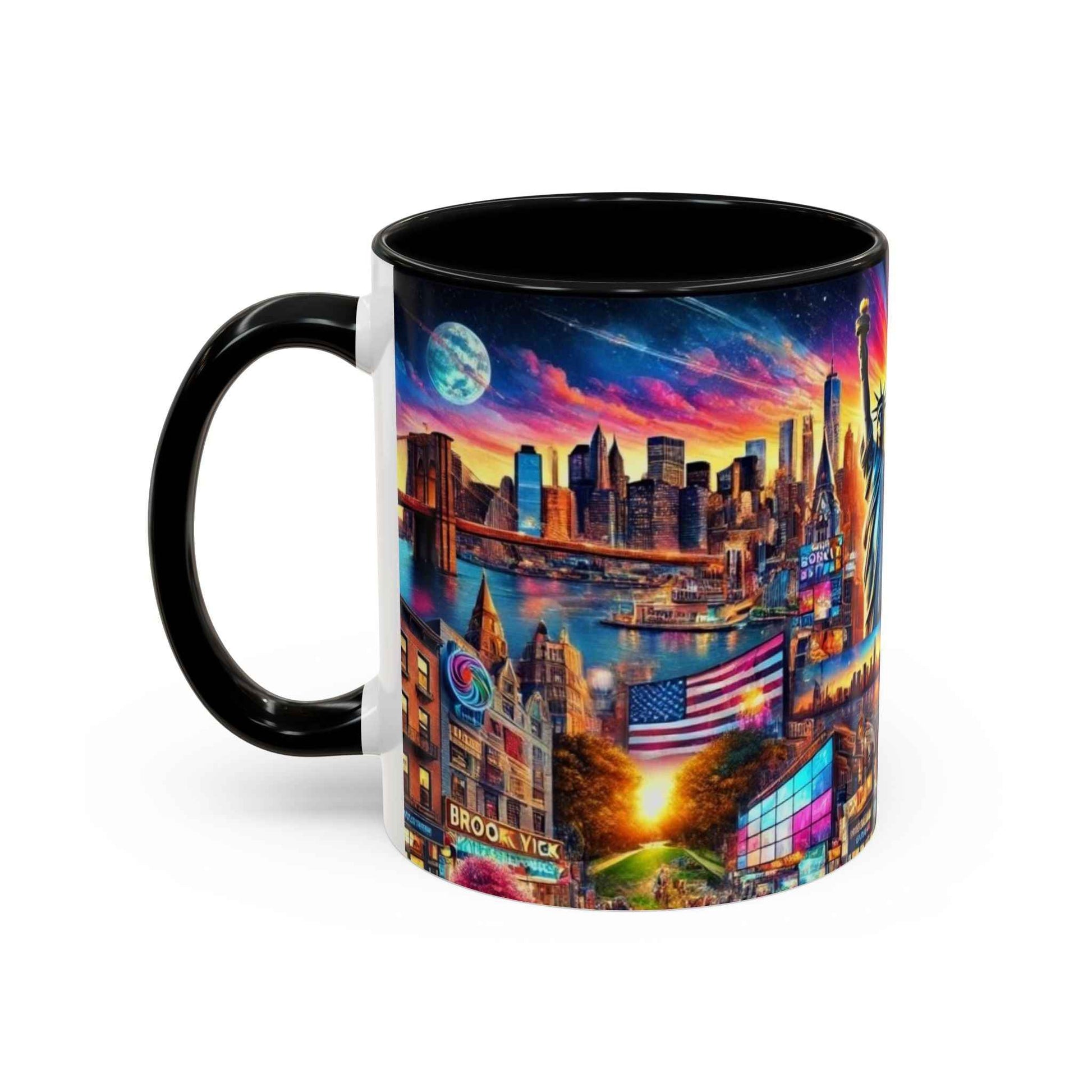 Mug - Vibrant New York City Skyline Coffee Mug (11, 15oz)