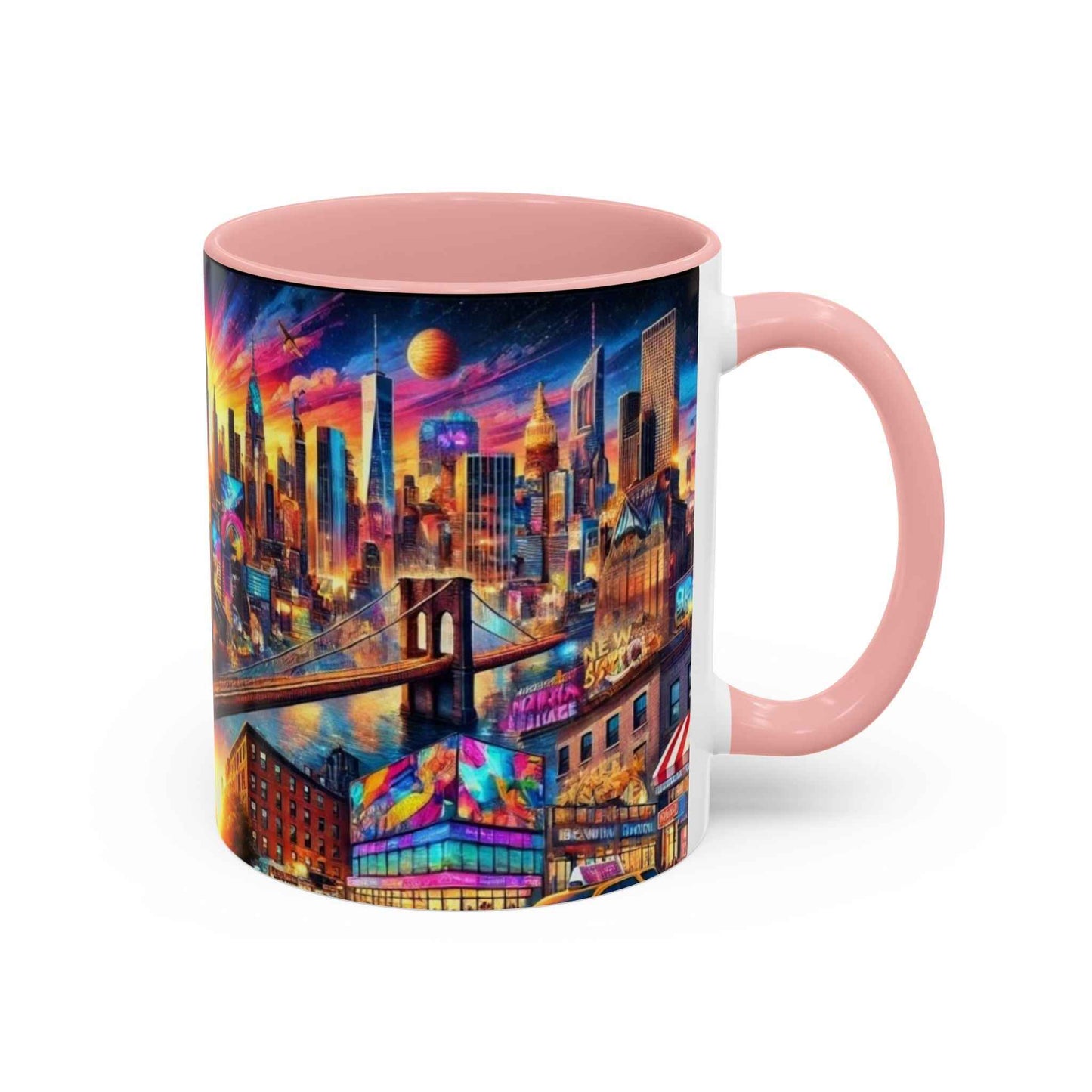 Mug - Vibrant New York City Skyline Coffee Mug (11, 15oz)