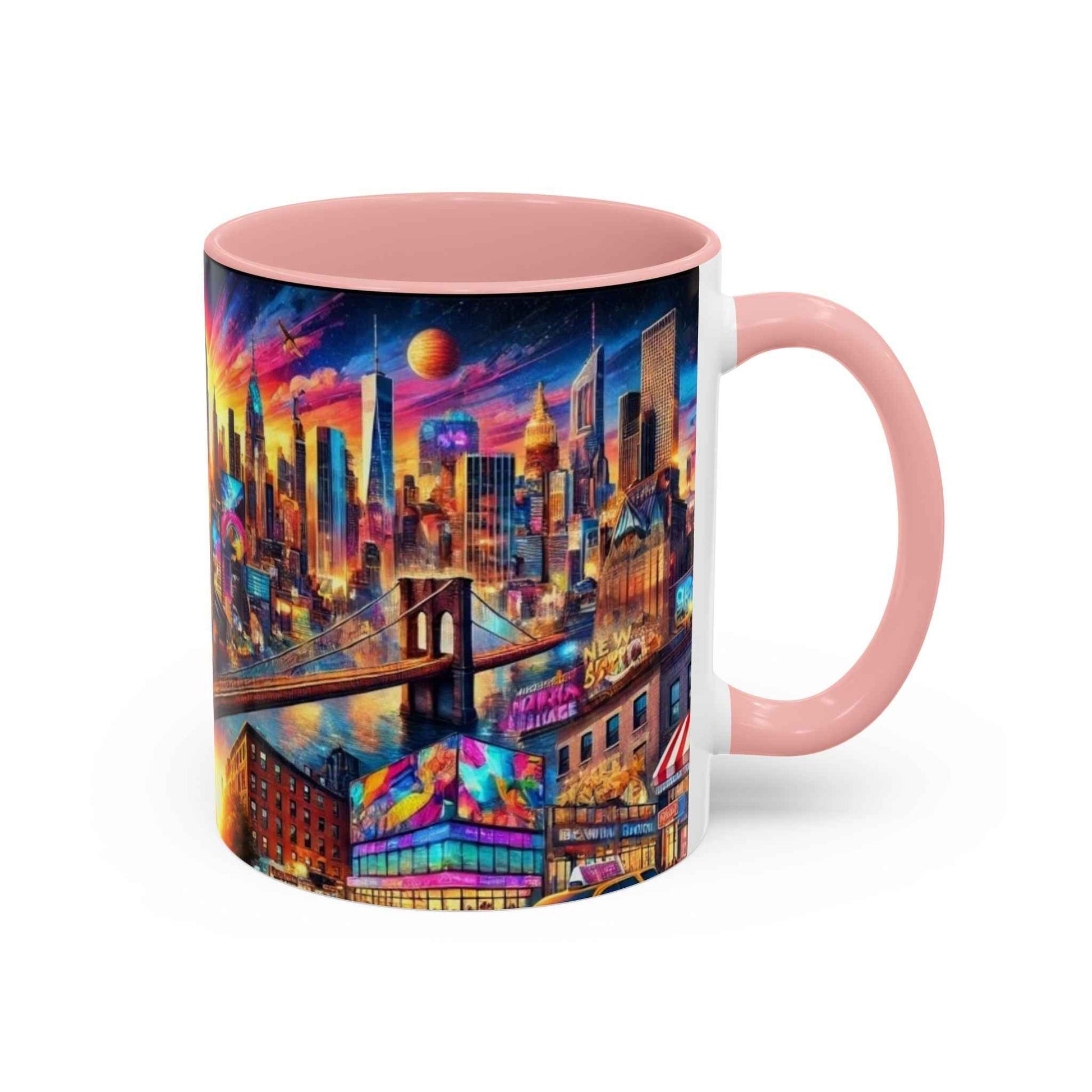 Mug - Vibrant New York City Skyline Coffee Mug (11, 15oz)