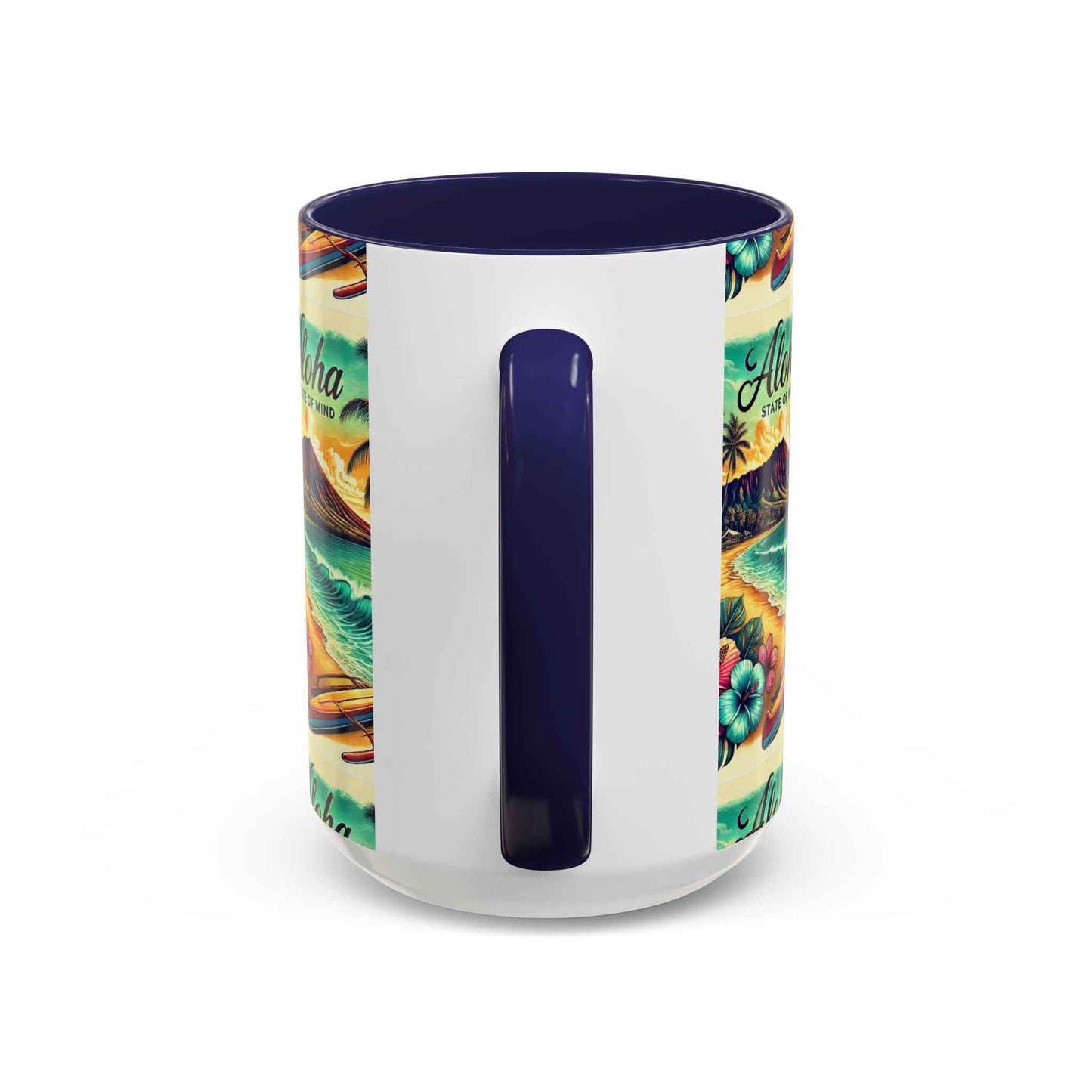 Aloha State of Mind Hawaii Mug - Tropical Beach Coffee Cup