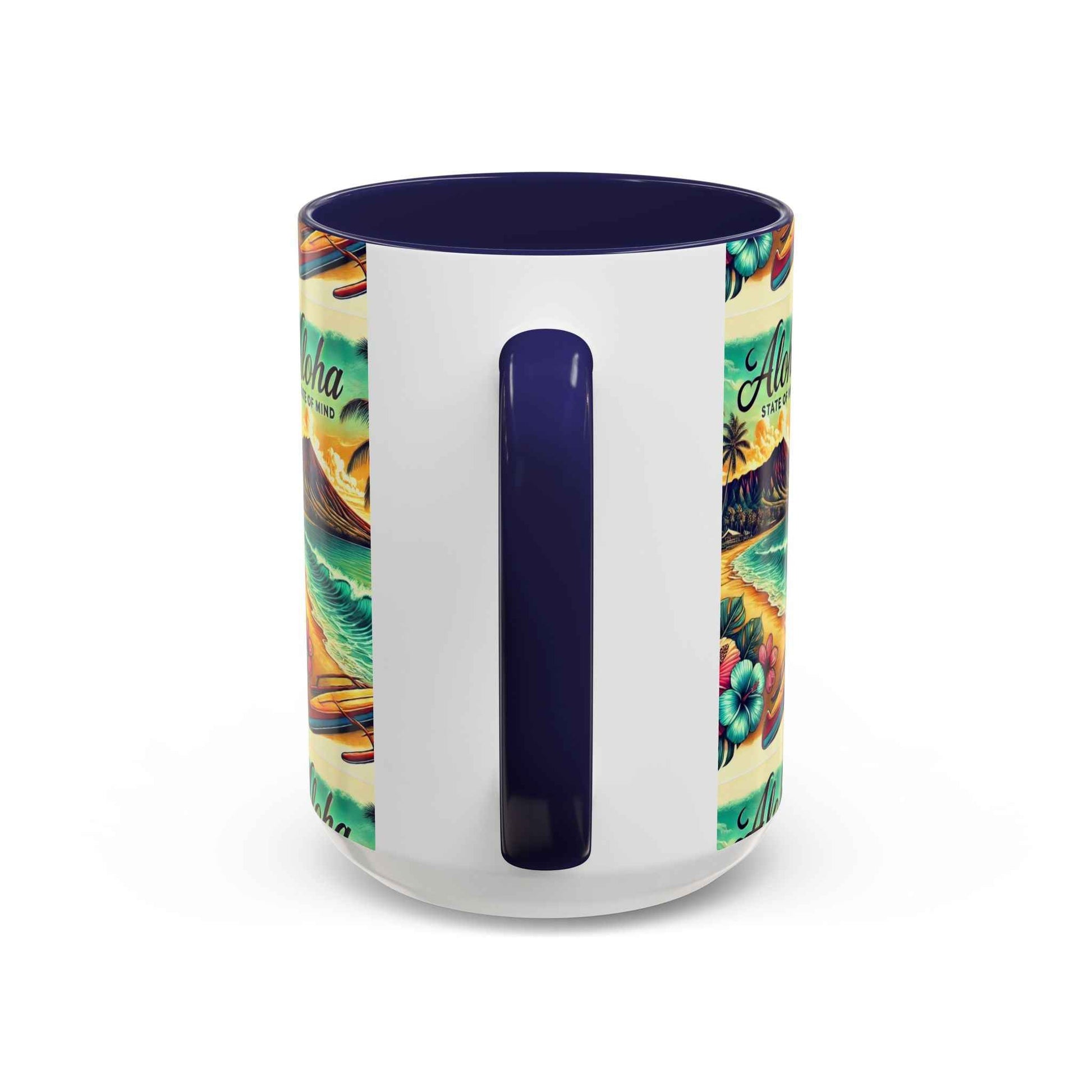 Aloha State of Mind Hawaii Mug - Tropical Beach Coffee Cup