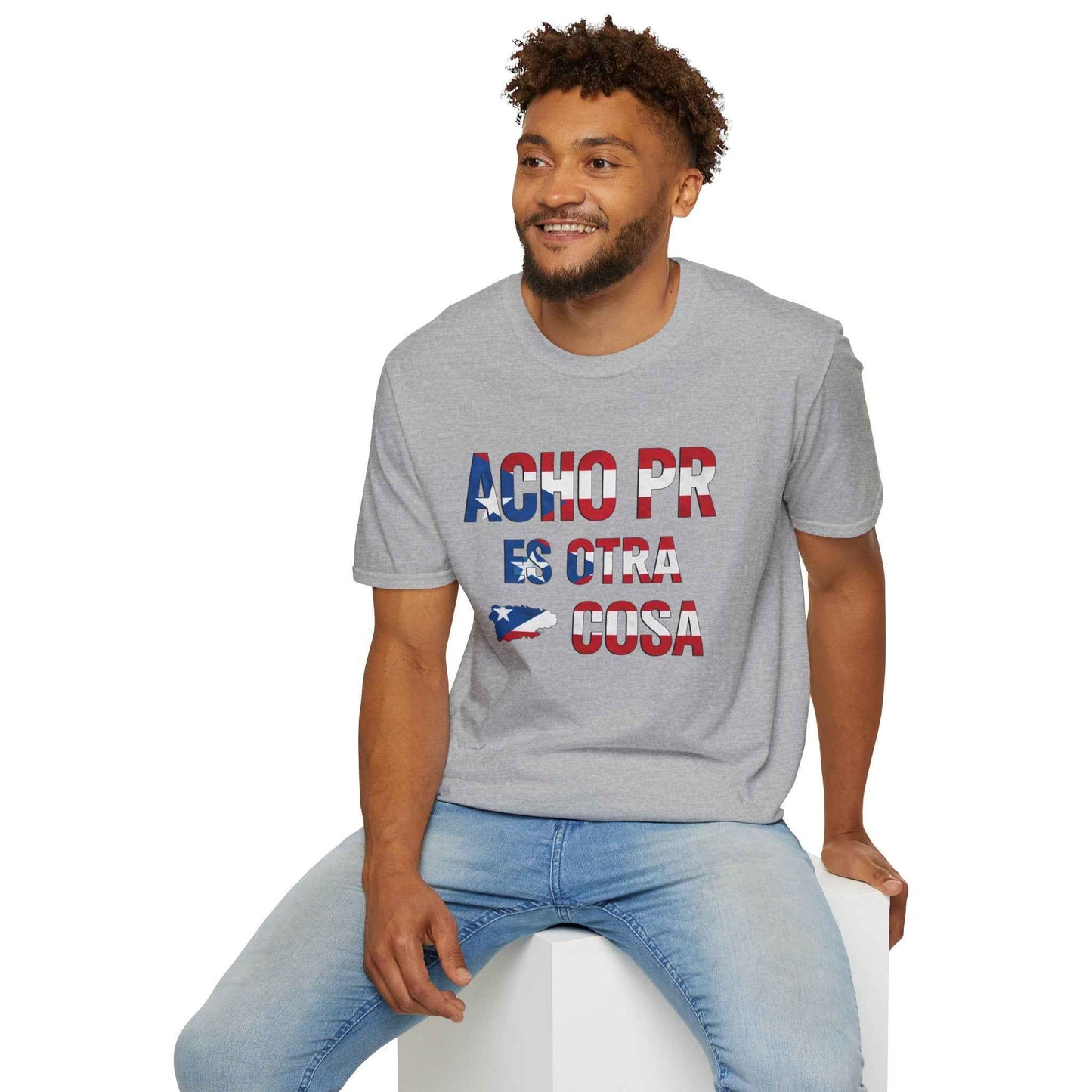 Acho PR es otra cosa, Puerto Rico Slang Party T-Shirt, Fiesta Boricua Tee, Funny Island Sayi