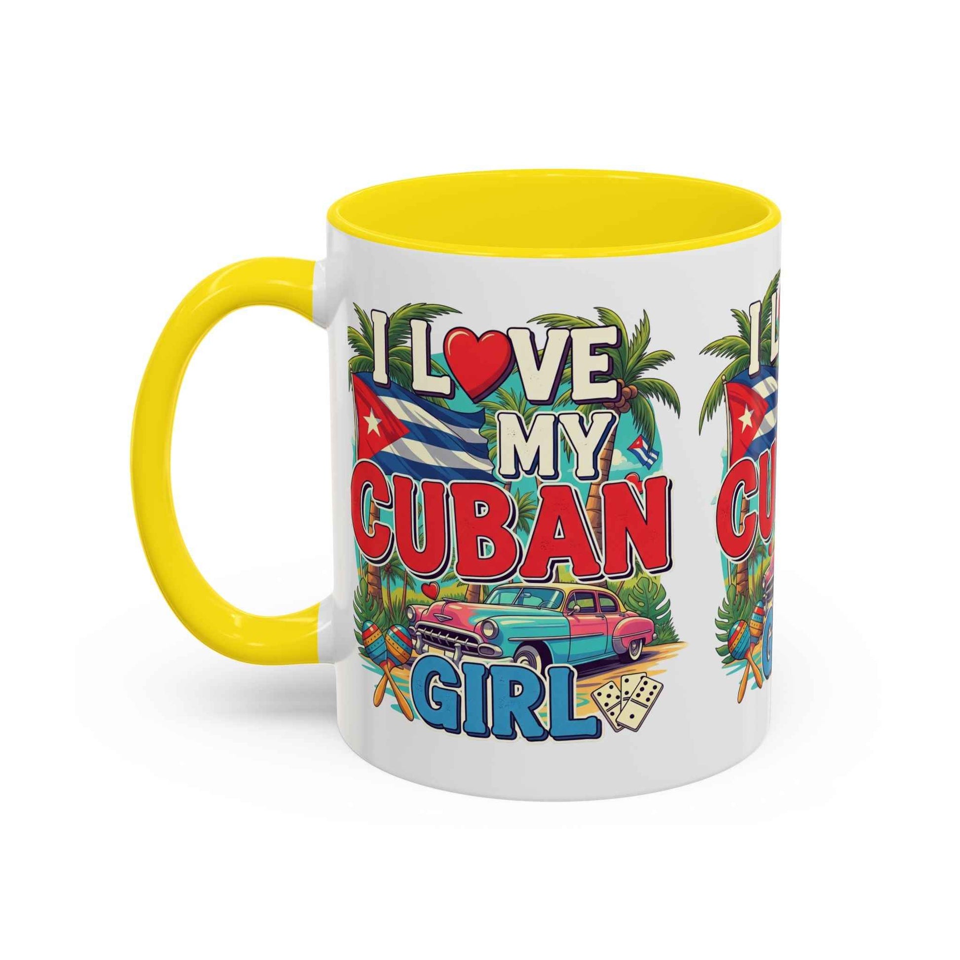 I Love My Cuban Girl, Coffee Mug | Elegant Romantic Gift for Her | Unique Coffee Cup | Cuban Love Present for Girlfriend/Wife