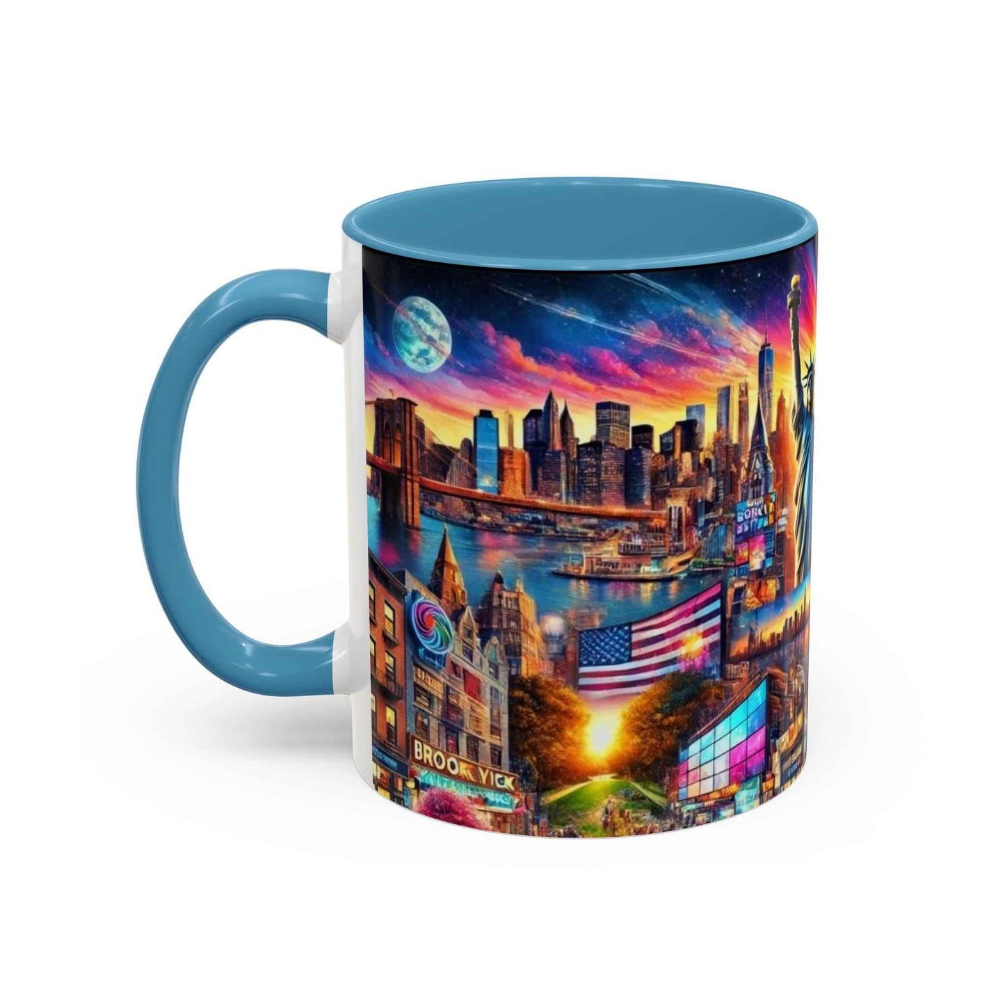 Mug - Vibrant New York City Skyline Coffee Mug (11, 15oz)