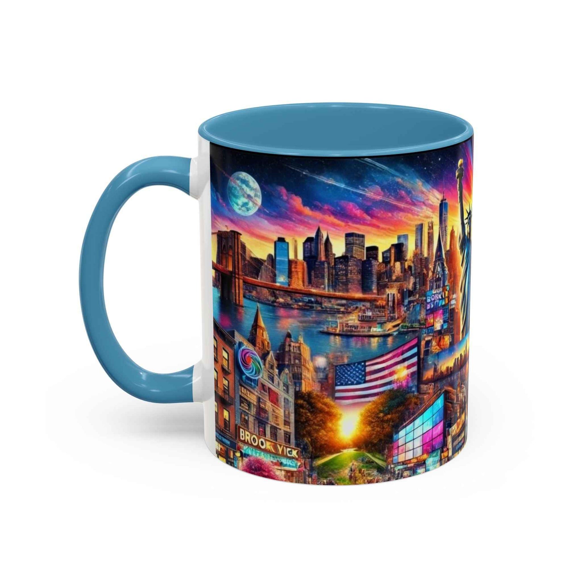 Mug - Vibrant New York City Skyline Coffee Mug (11, 15oz)