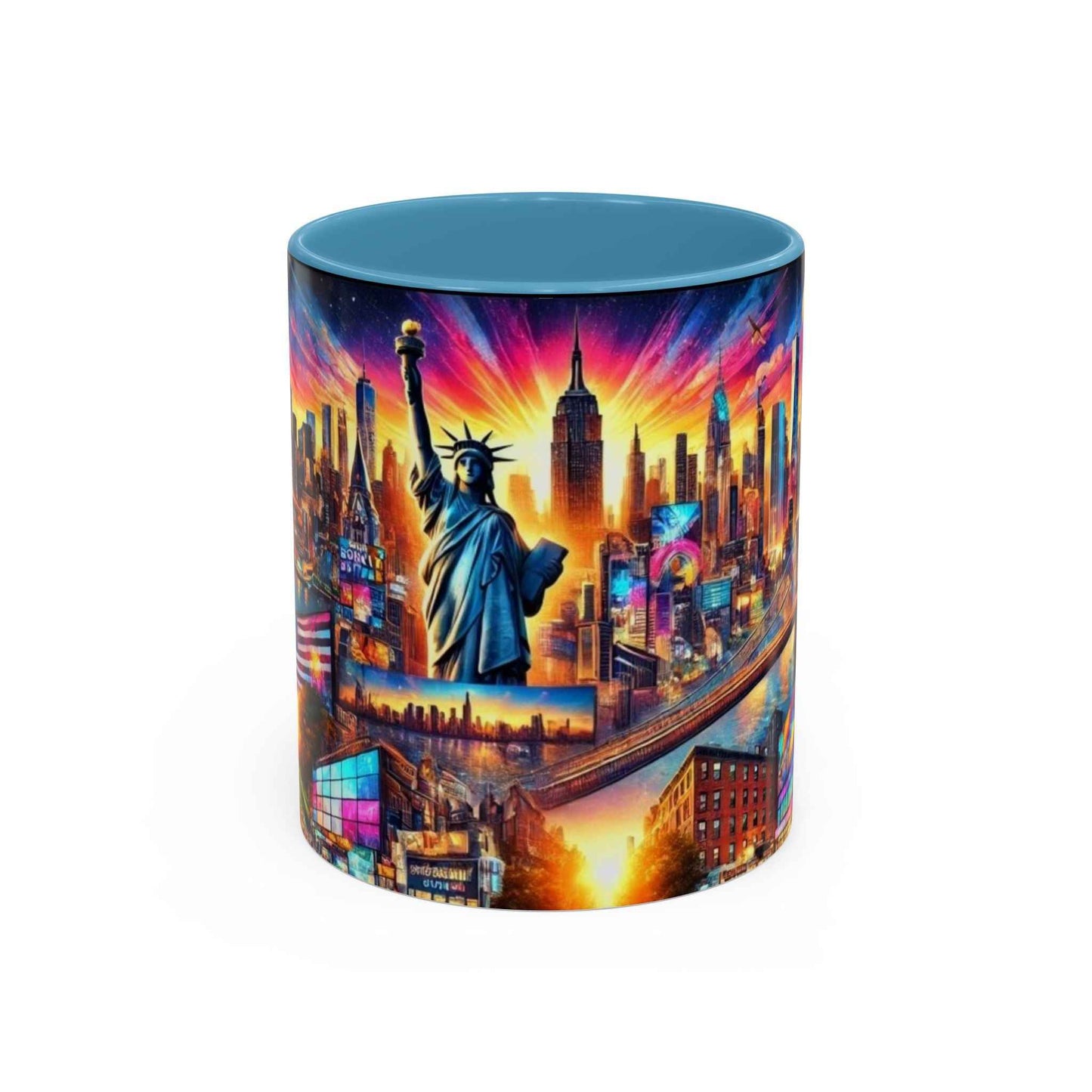 Mug - Vibrant New York City Skyline Coffee Mug (11, 15oz)