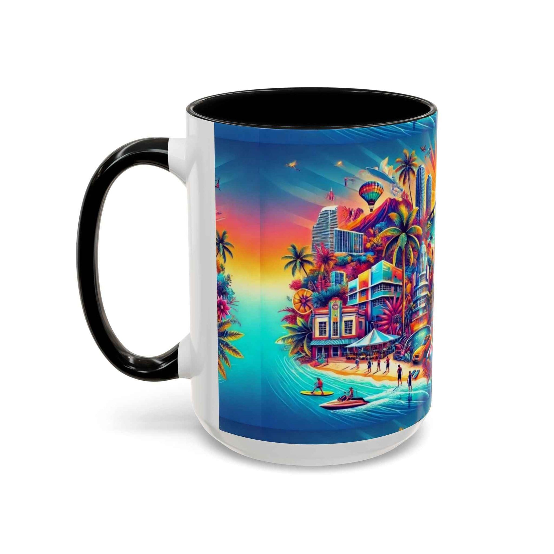 Mug - Vibrant Florida Tropical Landscape Coffee Mug (11, 15oz)