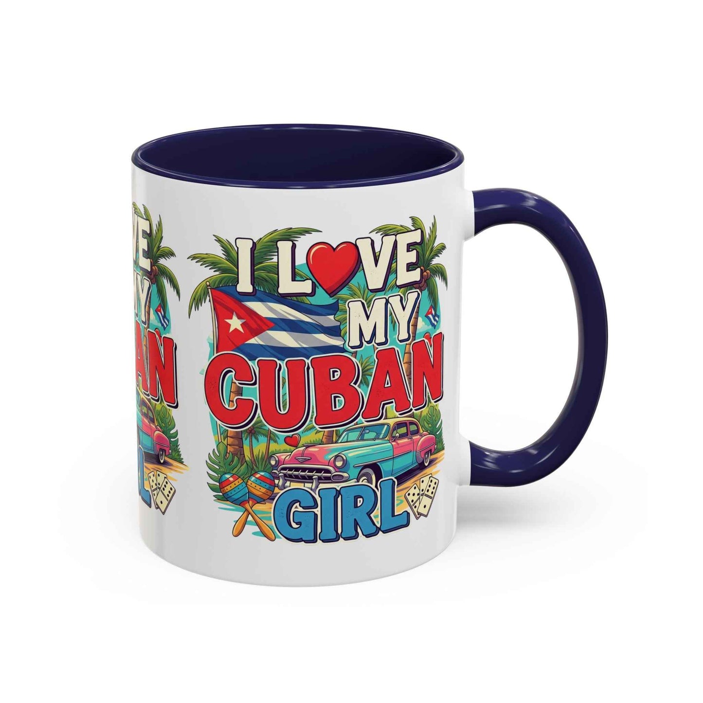 I Love My Cuban Girl, Coffee Mug | Elegant Romantic Gift for Her | Unique Coffee Cup | Cuban Love Present for Girlfriend/Wife