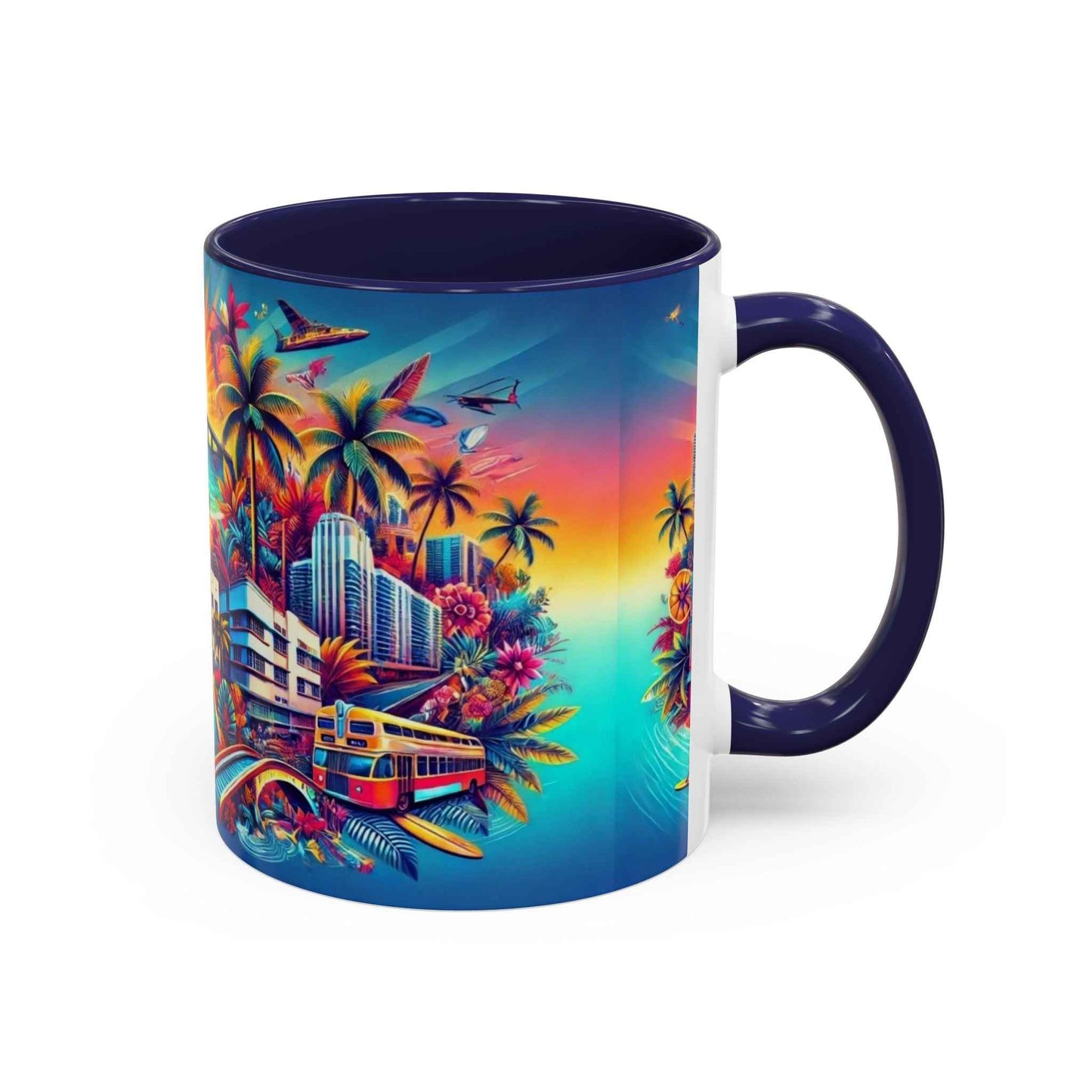 Mug - Vibrant Florida Tropical Landscape Coffee Mug (11, 15oz)