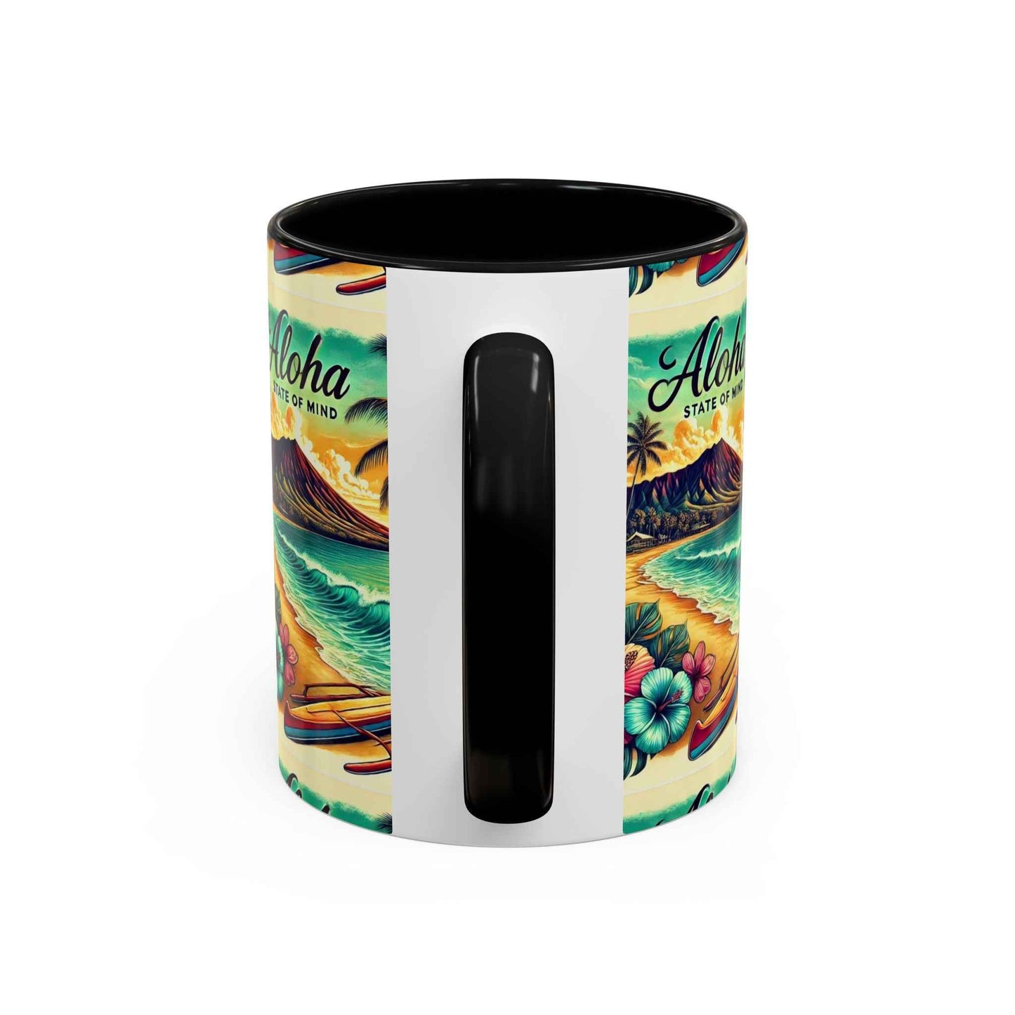 Aloha State of Mind Hawaii Mug - Tropical Beach Coffee Cup