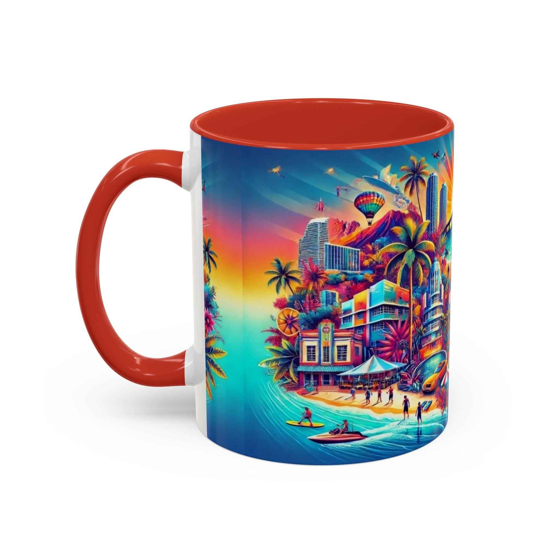 Mug - Vibrant Florida Tropical Landscape Coffee Mug (11, 15oz)