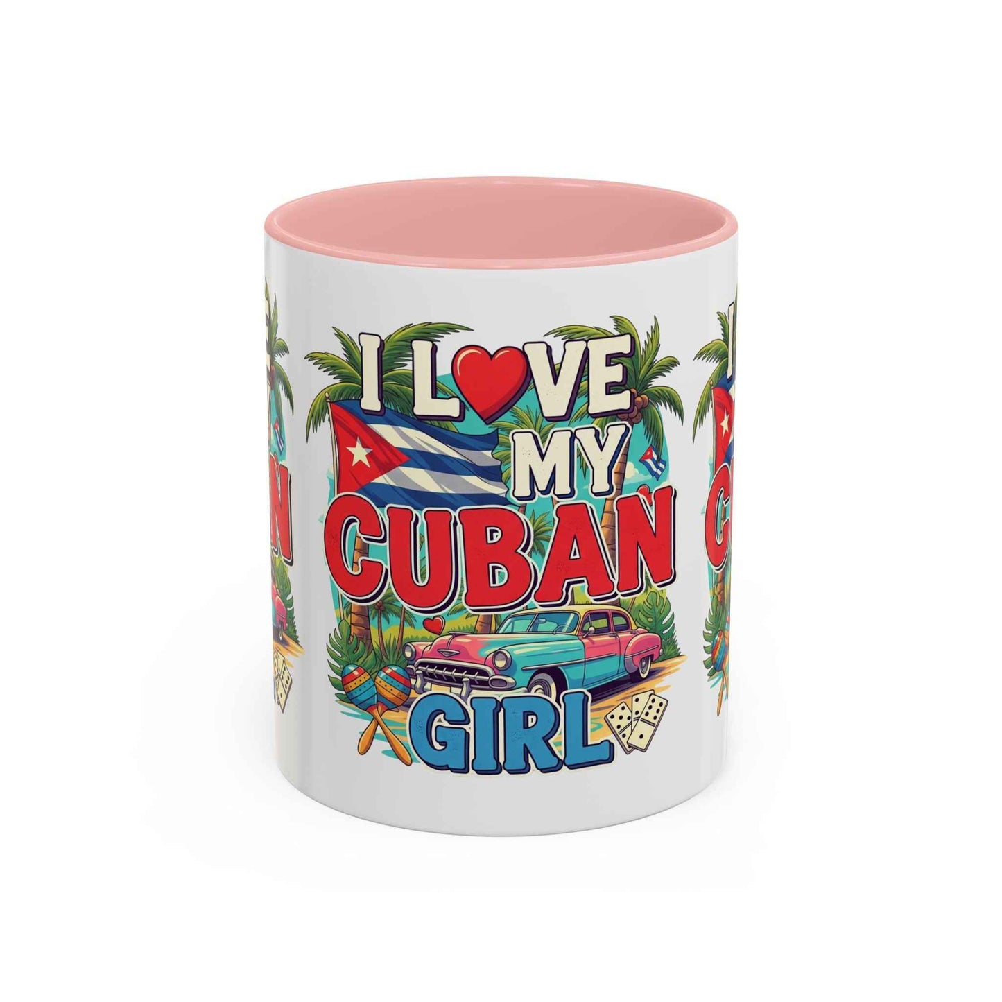 I Love My Cuban Girl, Coffee Mug | Elegant Romantic Gift for Her | Unique Coffee Cup | Cuban Love Present for Girlfriend/Wife