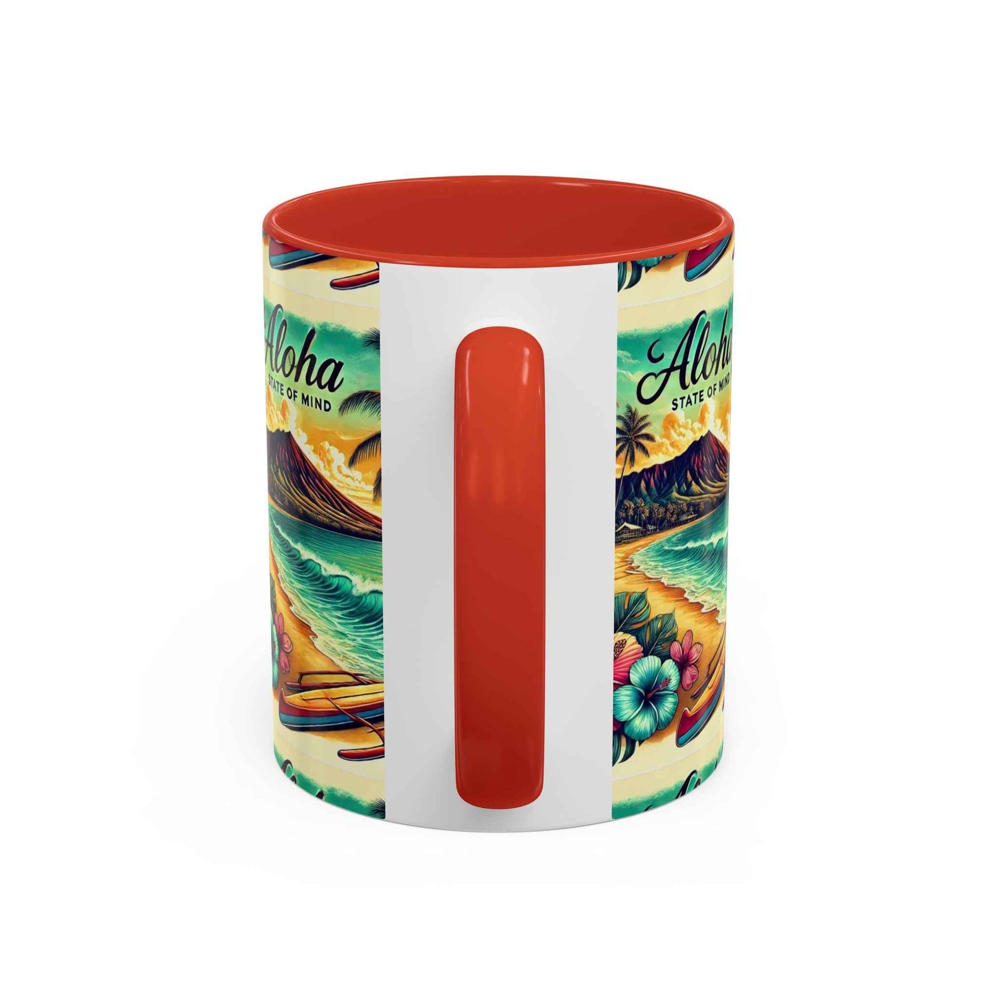Aloha State of Mind Hawaii Mug - Tropical Beach Coffee Cup