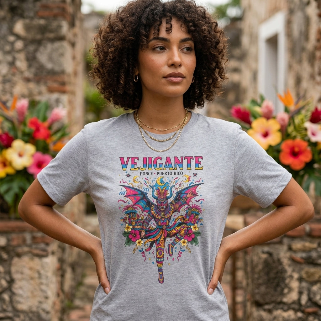 Vejigante Puerto Rico T-Shirt | Boricua Pride Graphic Tee | Havana Vibe