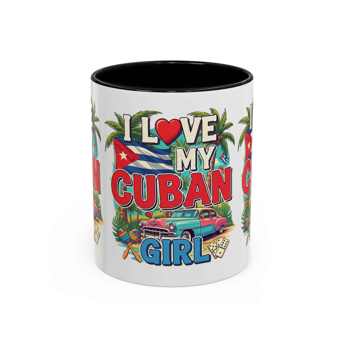I Love My Cuban Girl, Coffee Mug | Elegant Romantic Gift for Her | Unique Coffee Cup | Cuban Love Present for Girlfriend/Wife