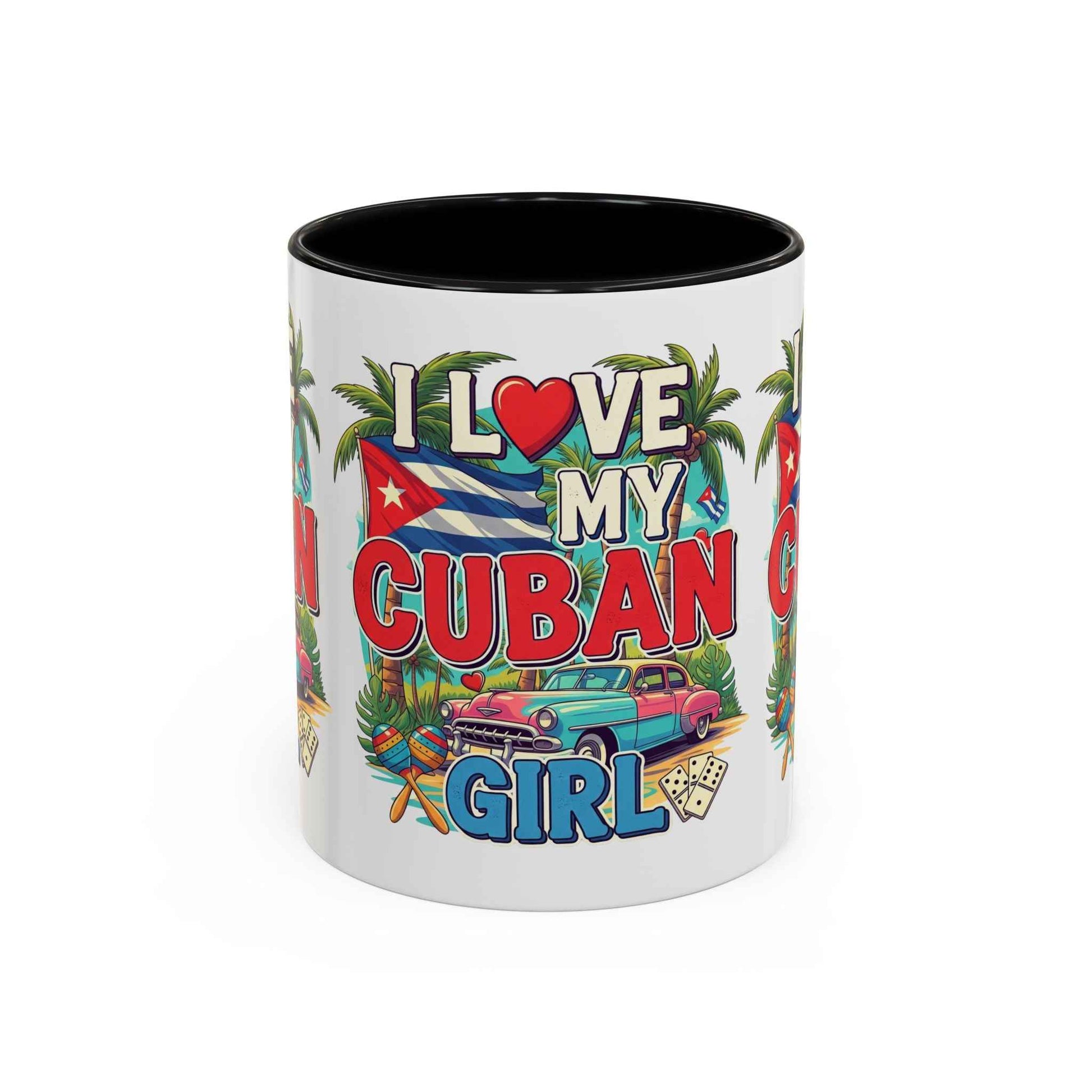 I Love My Cuban Girl, Coffee Mug | Elegant Romantic Gift for Her | Unique Coffee Cup | Cuban Love Present for Girlfriend/Wife