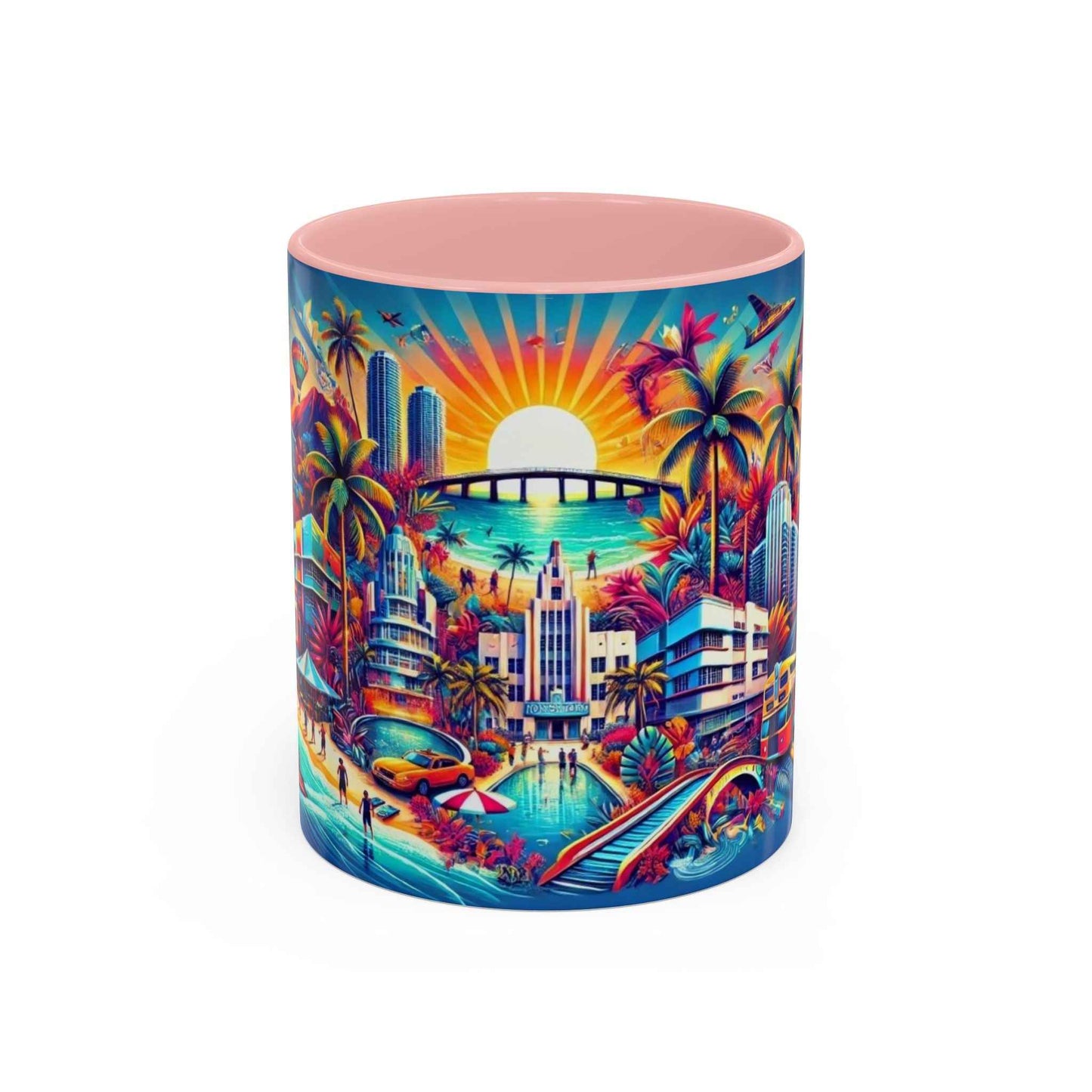Mug - Vibrant Florida Tropical Landscape Coffee Mug (11, 15oz)