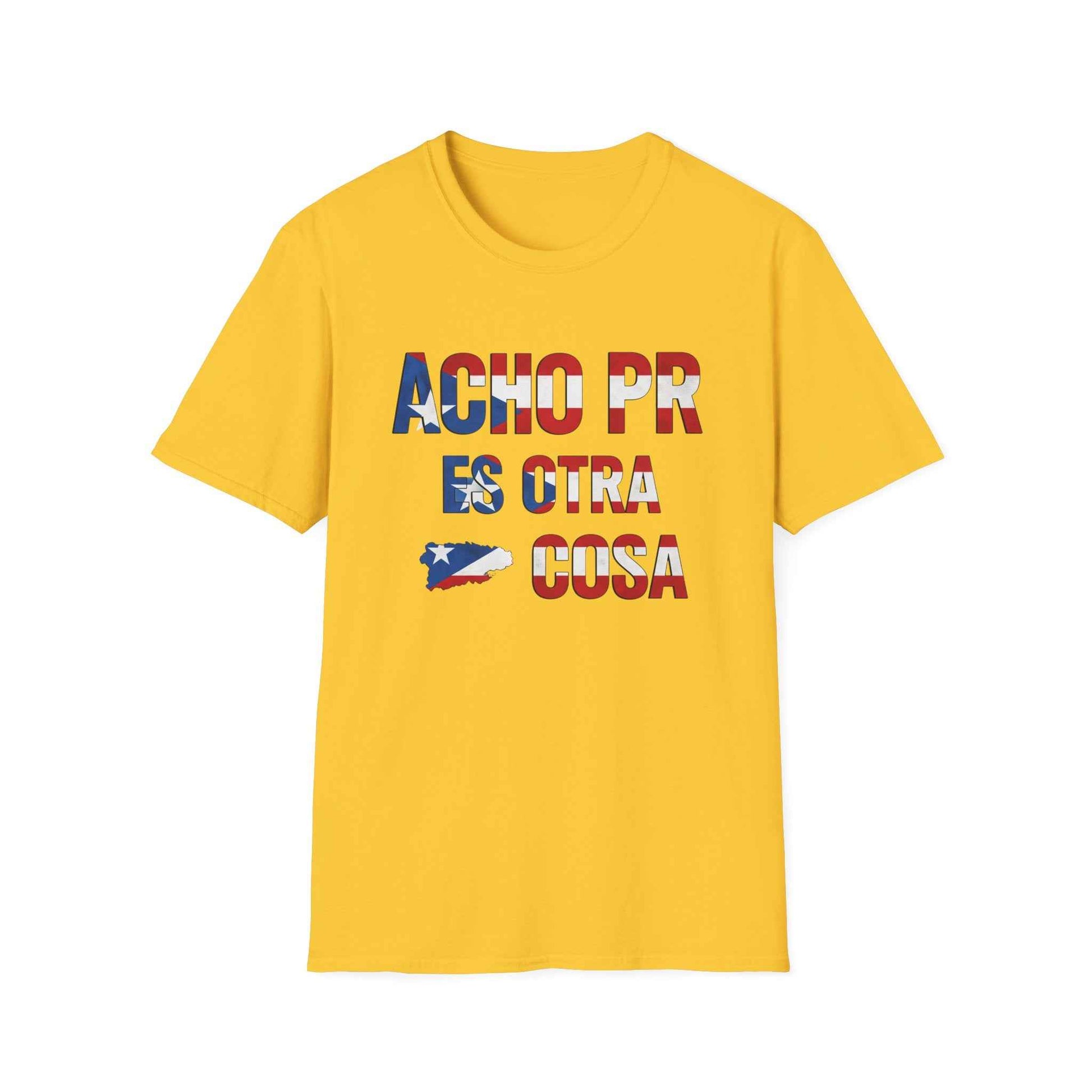 Acho PR es otra cosa, Puerto Rico Slang Party T-Shirt, Fiesta Boricua Tee, Funny Island Sayi