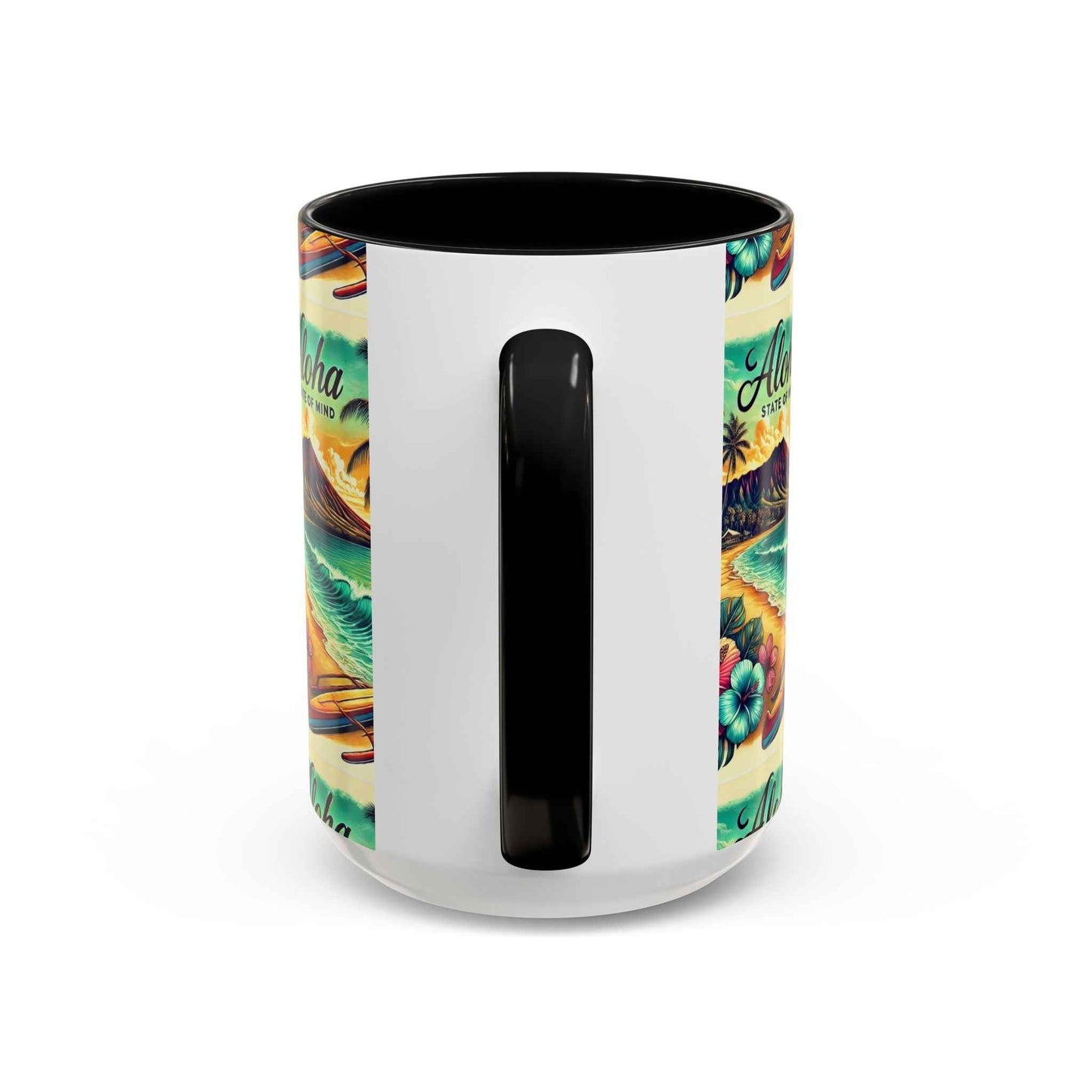 Aloha State of Mind Hawaii Mug - Tropical Beach Coffee Cup