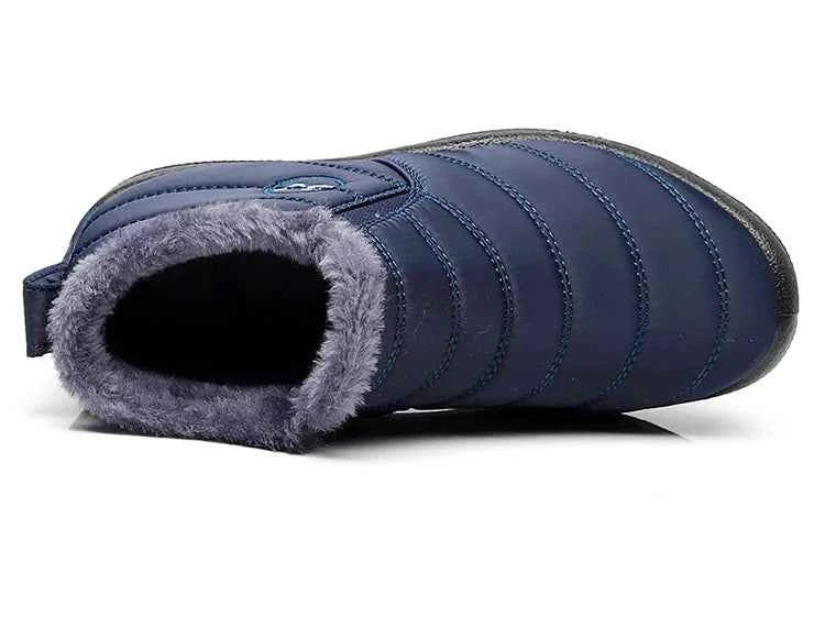 Lightweight Waterproof Snow Boots for Women | Slip-On Plush-Lined Ankle Boots | Plus Size Available