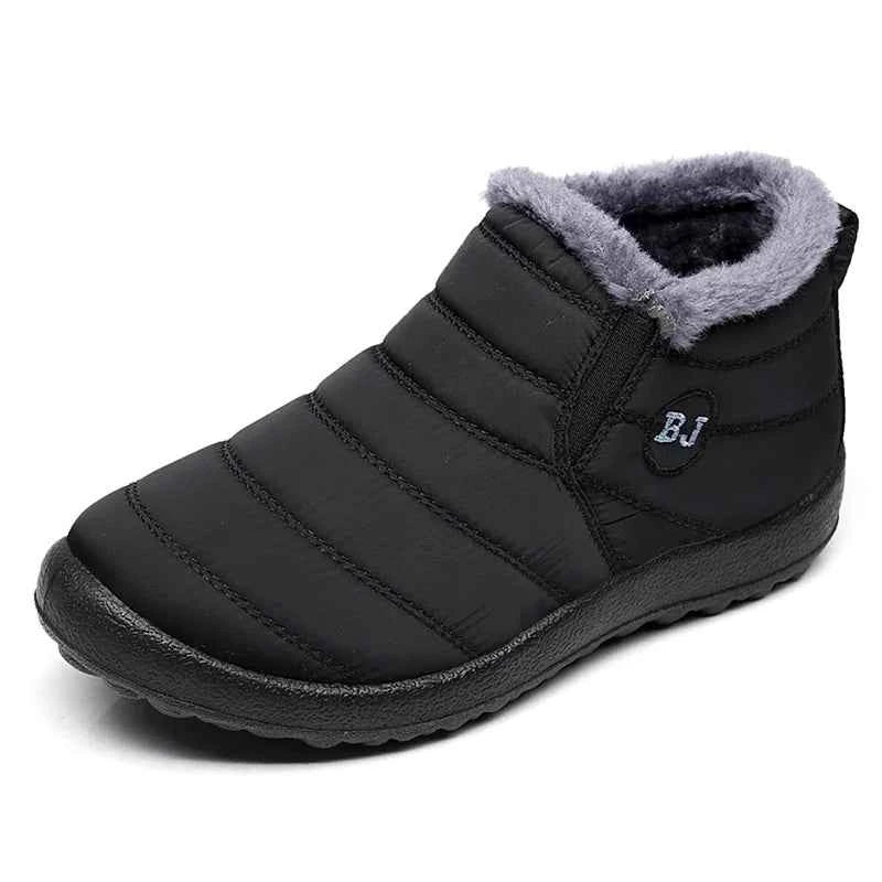 Lightweight Waterproof Snow Boots for Women | Slip-On Plush-Lined Ankle Boots | Plus Size Available