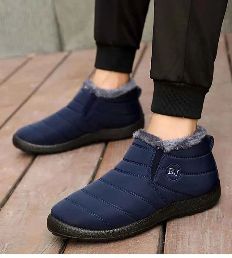 Lightweight Waterproof Snow Boots for Women | Slip-On Plush-Lined Ankle Boots | Plus Size Available