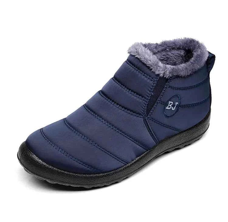 Lightweight Waterproof Snow Boots for Women | Slip-On Plush-Lined Ankle Boots | Plus Size Available