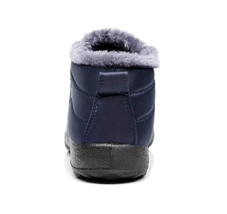 Lightweight Waterproof Snow Boots for Women | Slip-On Plush-Lined Ankle Boots | Plus Size Available