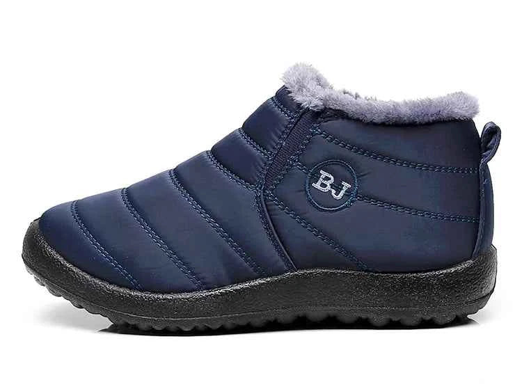 Lightweight Waterproof Snow Boots for Women | Slip-On Plush-Lined Ankle Boots | Plus Size Available