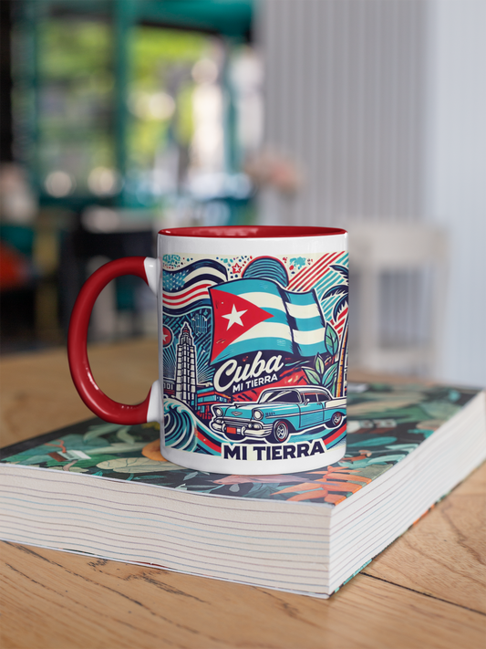 Cuban Coffee Mug - Cuba Mi Tierra Gift (11oz, 15oz)