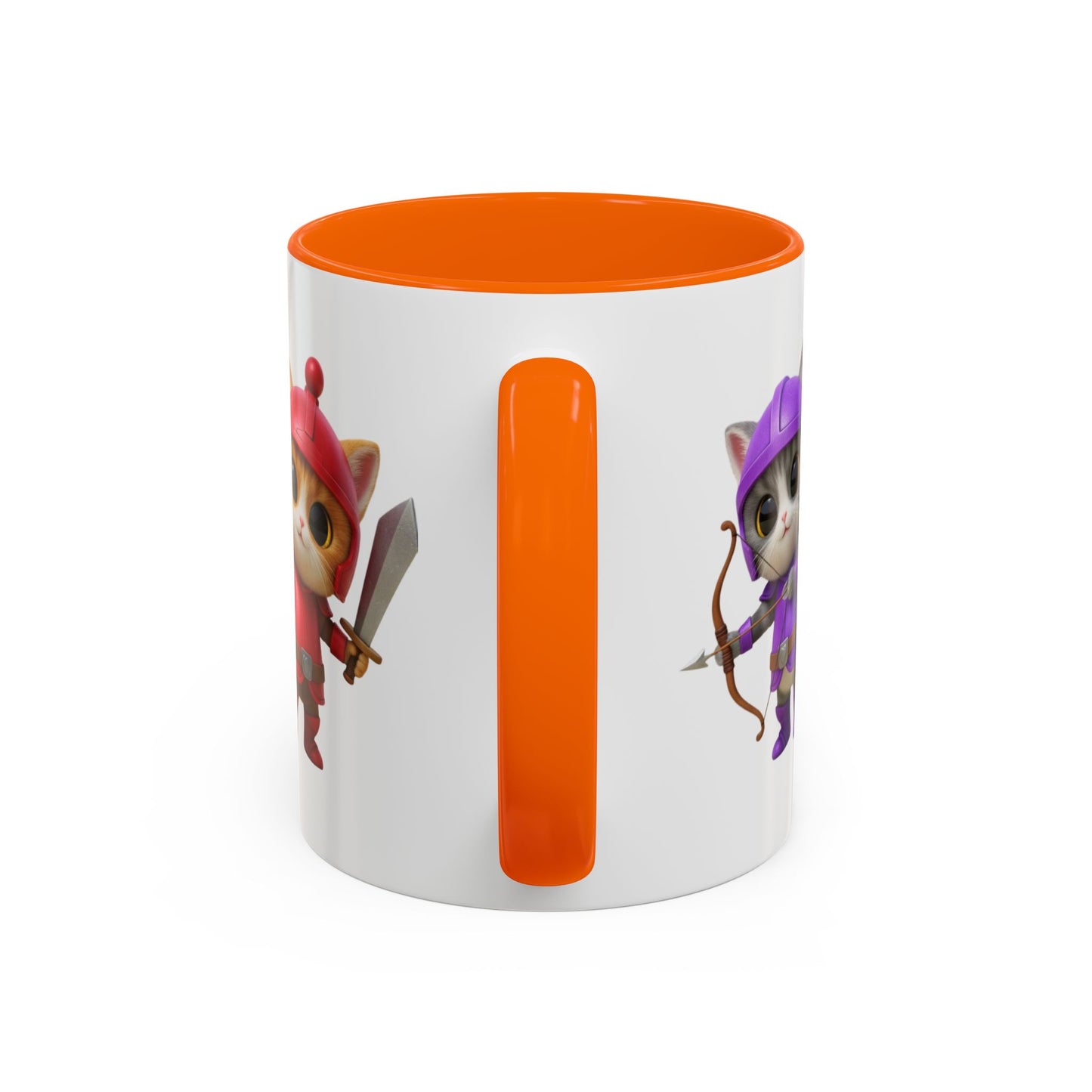 Cat Warrior Mug - Fierce Feline Coffee Cup for Cat Lovers