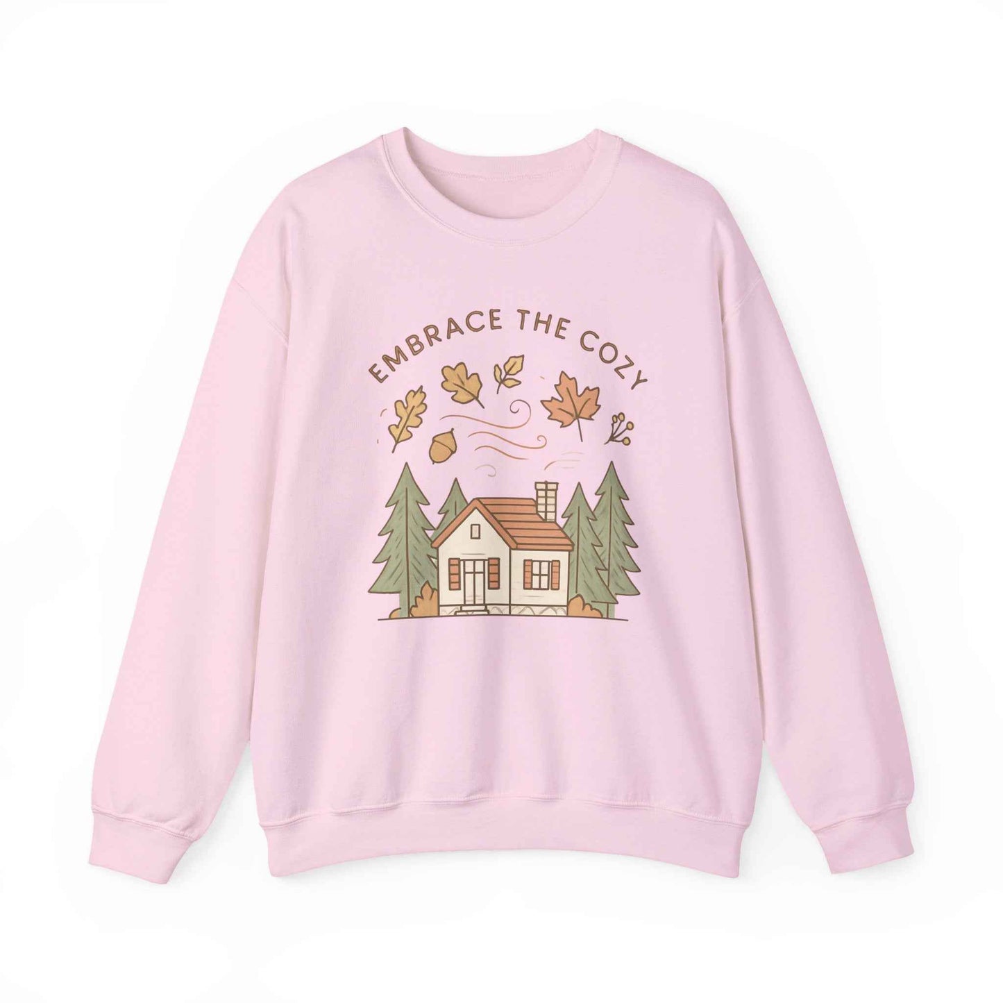 Cozy Embrace Unisex Sweatshirt, Comfy Crewneck Jumper, Warm Pullover Top, Soft Sweater Shirt, Snug Lounge Wear