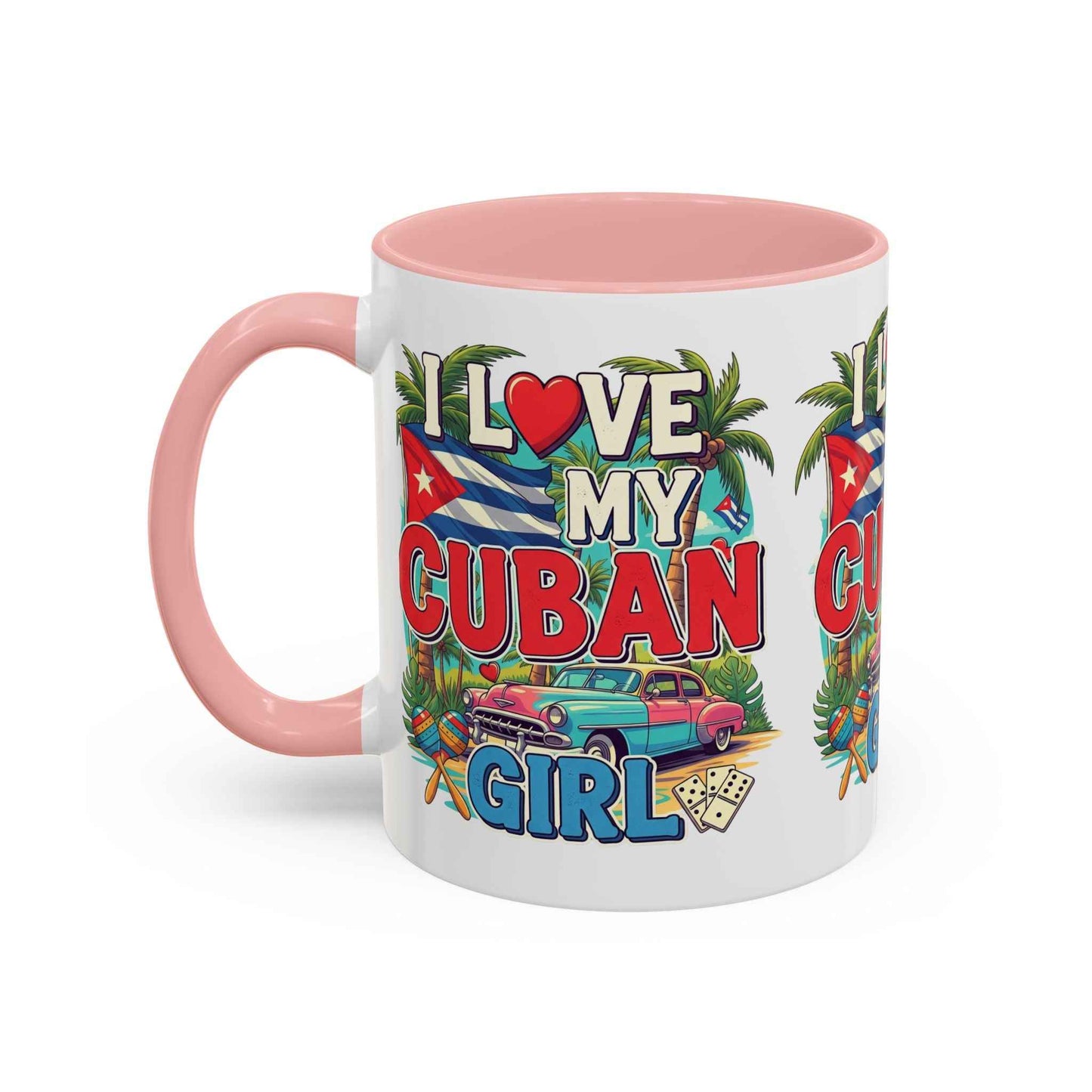 I Love My Cuban Girl, Coffee Mug | Elegant Romantic Gift for Her | Unique Coffee Cup | Cuban Love Present for Girlfriend/Wife