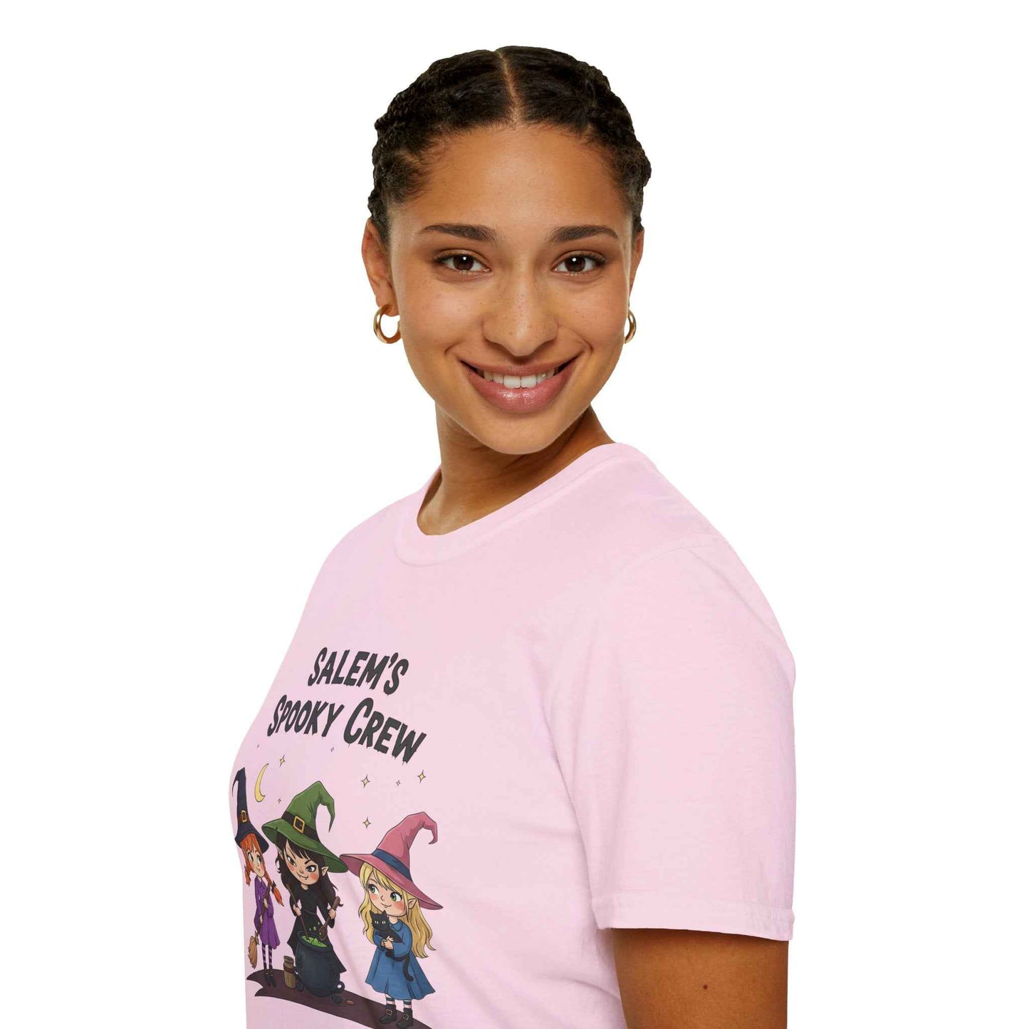 Salem's Spooky Crew T-Shirt, Cute Halloween Shirt, Unisex Witch Tee