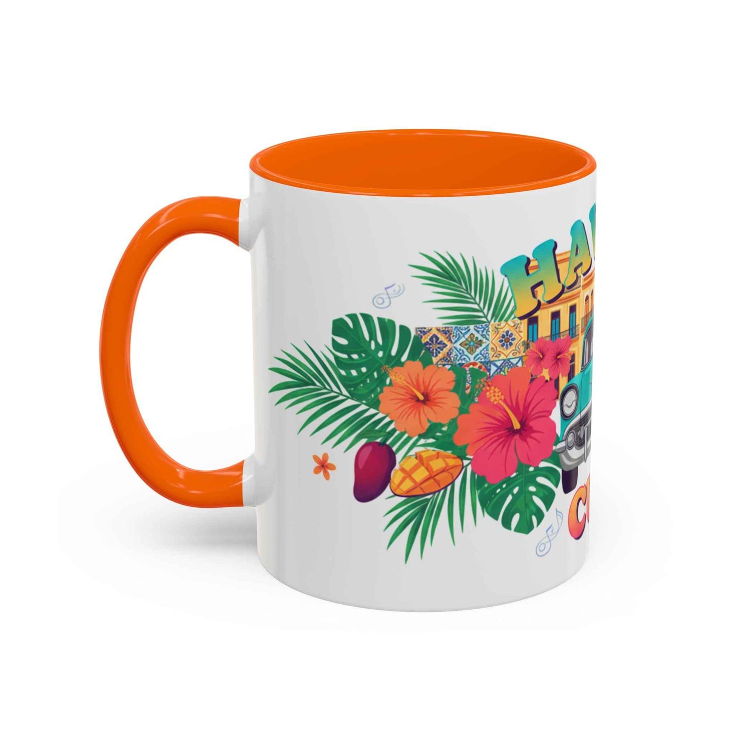 Havana Cuba Vintage Car Coffee Mug – Retro Tropical Travel Mug