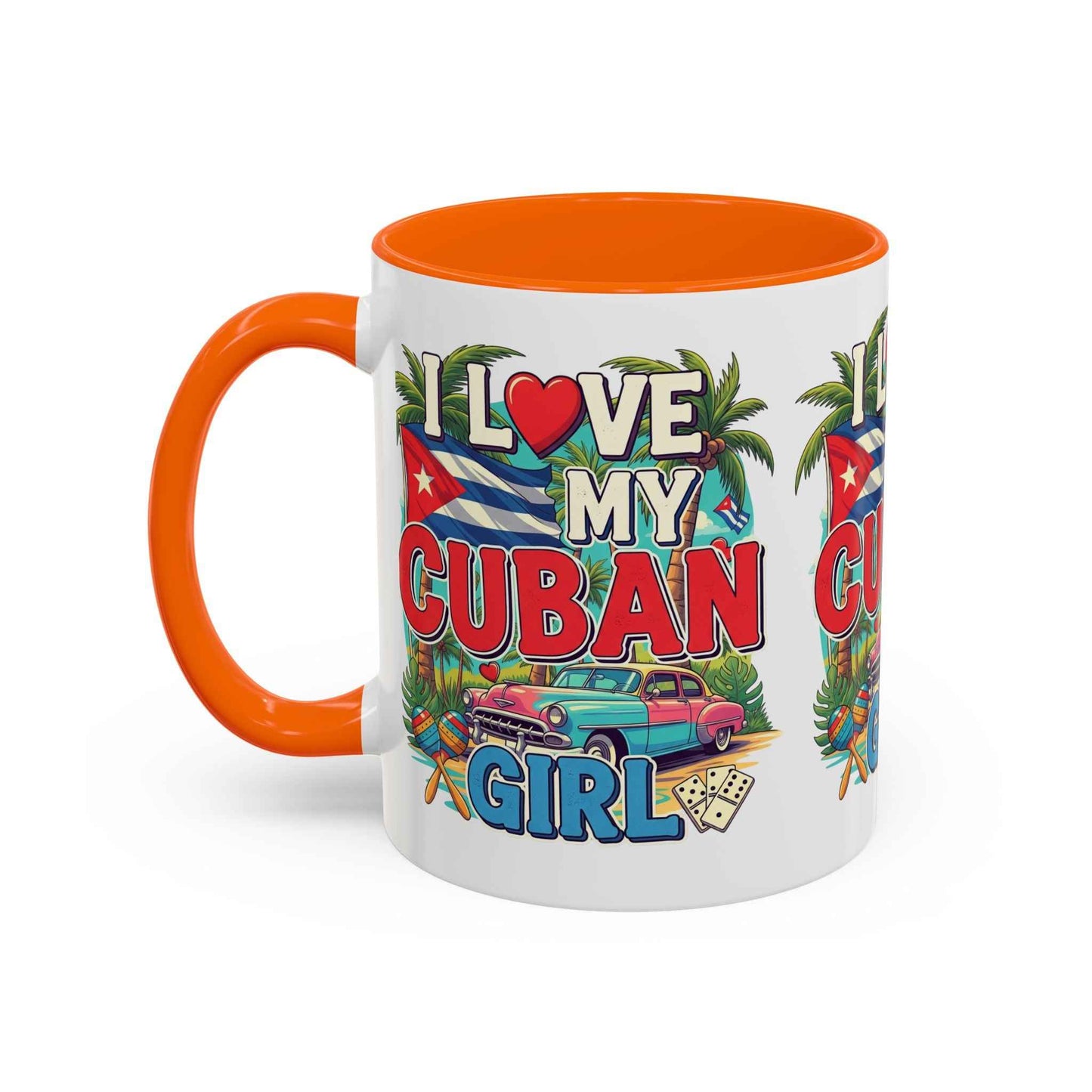 I Love My Cuban Girl, Coffee Mug | Elegant Romantic Gift for Her | Unique Coffee Cup | Cuban Love Present for Girlfriend/Wife