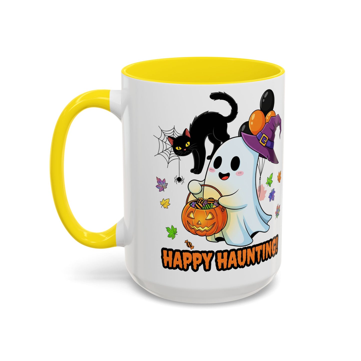 Happy Haunting! Halloween Ghost Coffee Mug (11/15oz)