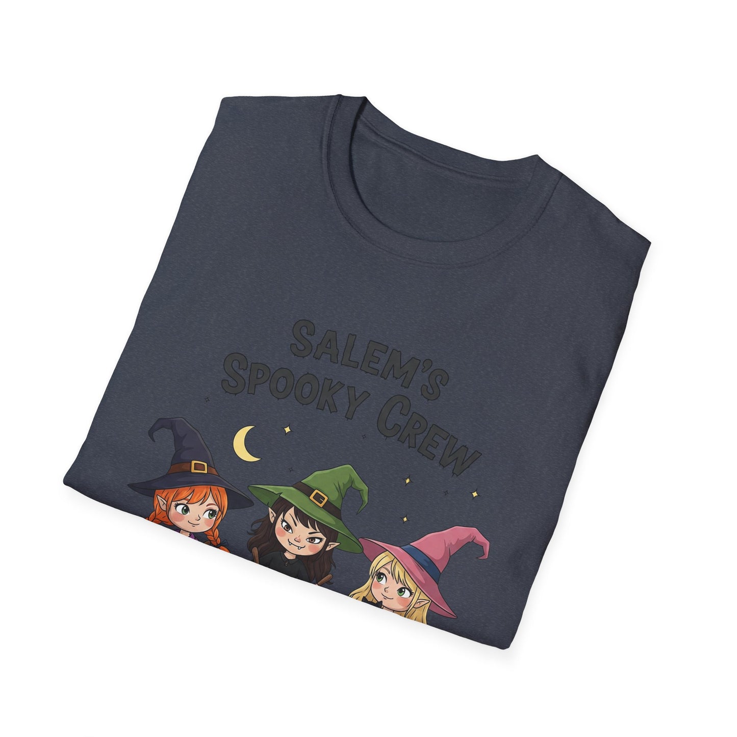 Salem's Spooky Crew T-Shirt, Cute Halloween Shirt, Unisex Witch Tee