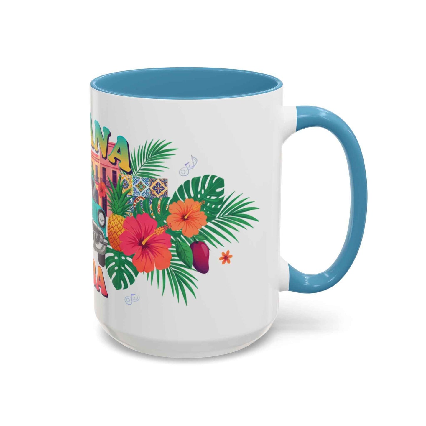 Havana Cuba Vintage Car Coffee Mug – Retro Tropical Travel Mug