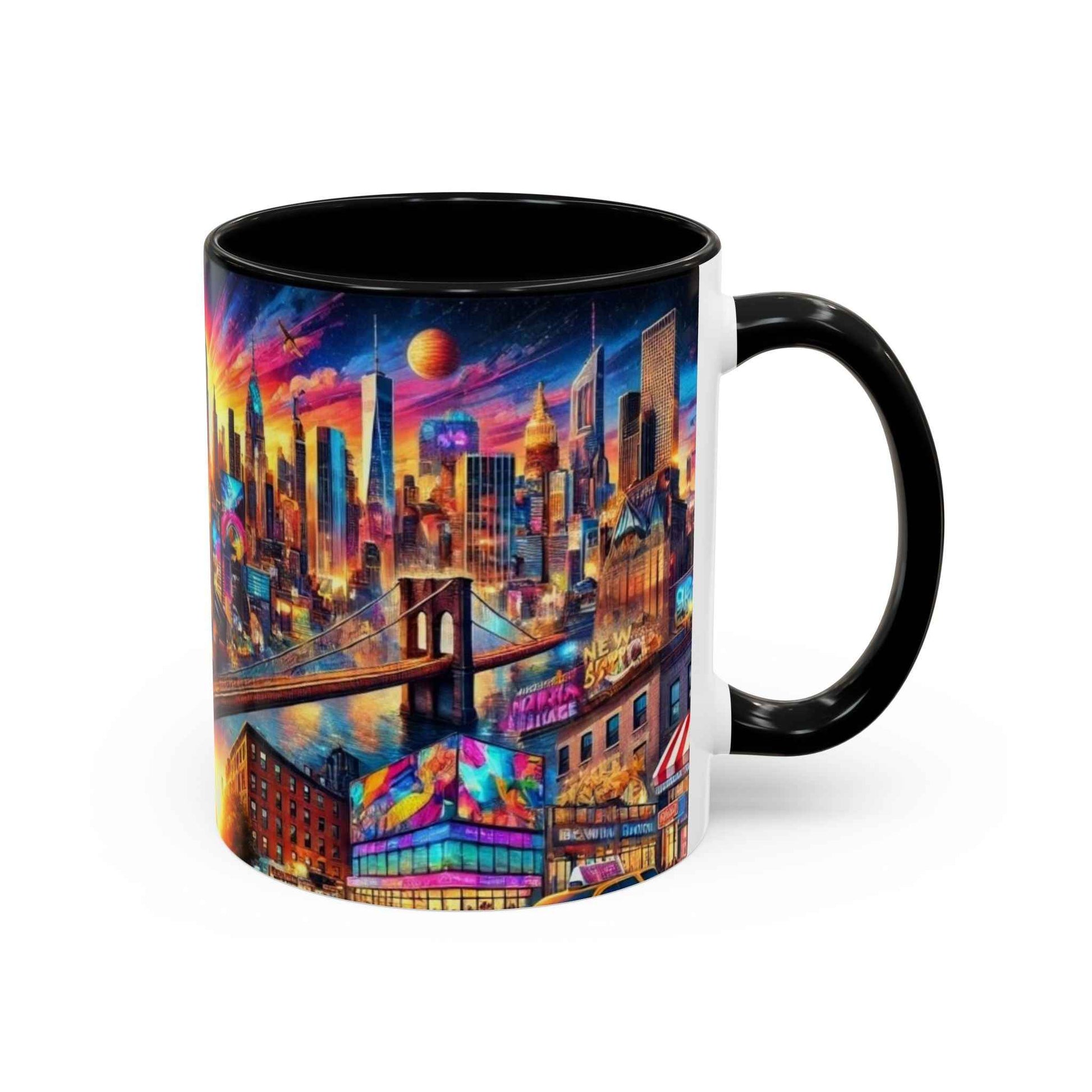 Mug - Vibrant New York City Skyline Coffee Mug (11, 15oz)